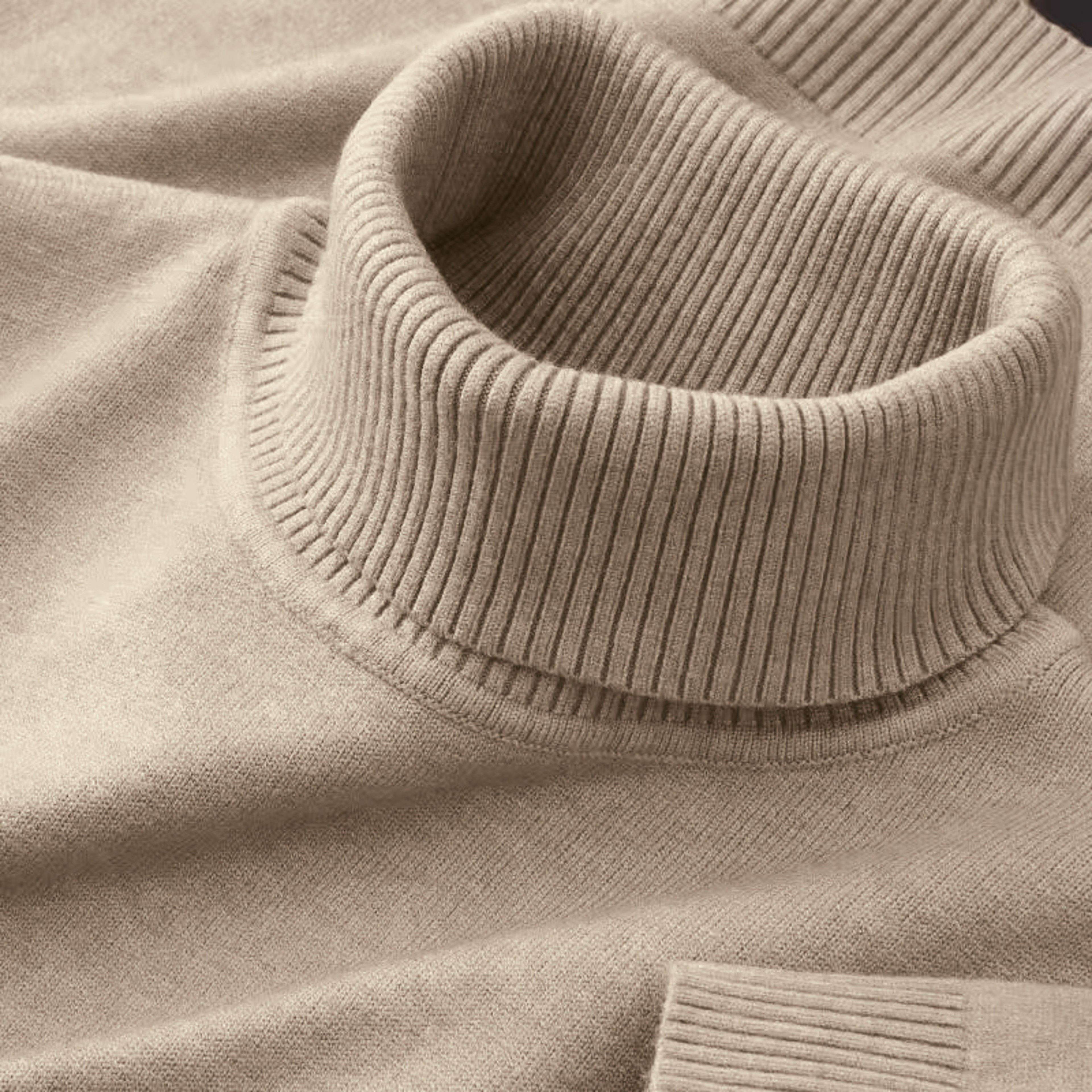 Mens Knitted Turtleneck Sweater Warm Breathable Long Sleeve Pullover 7