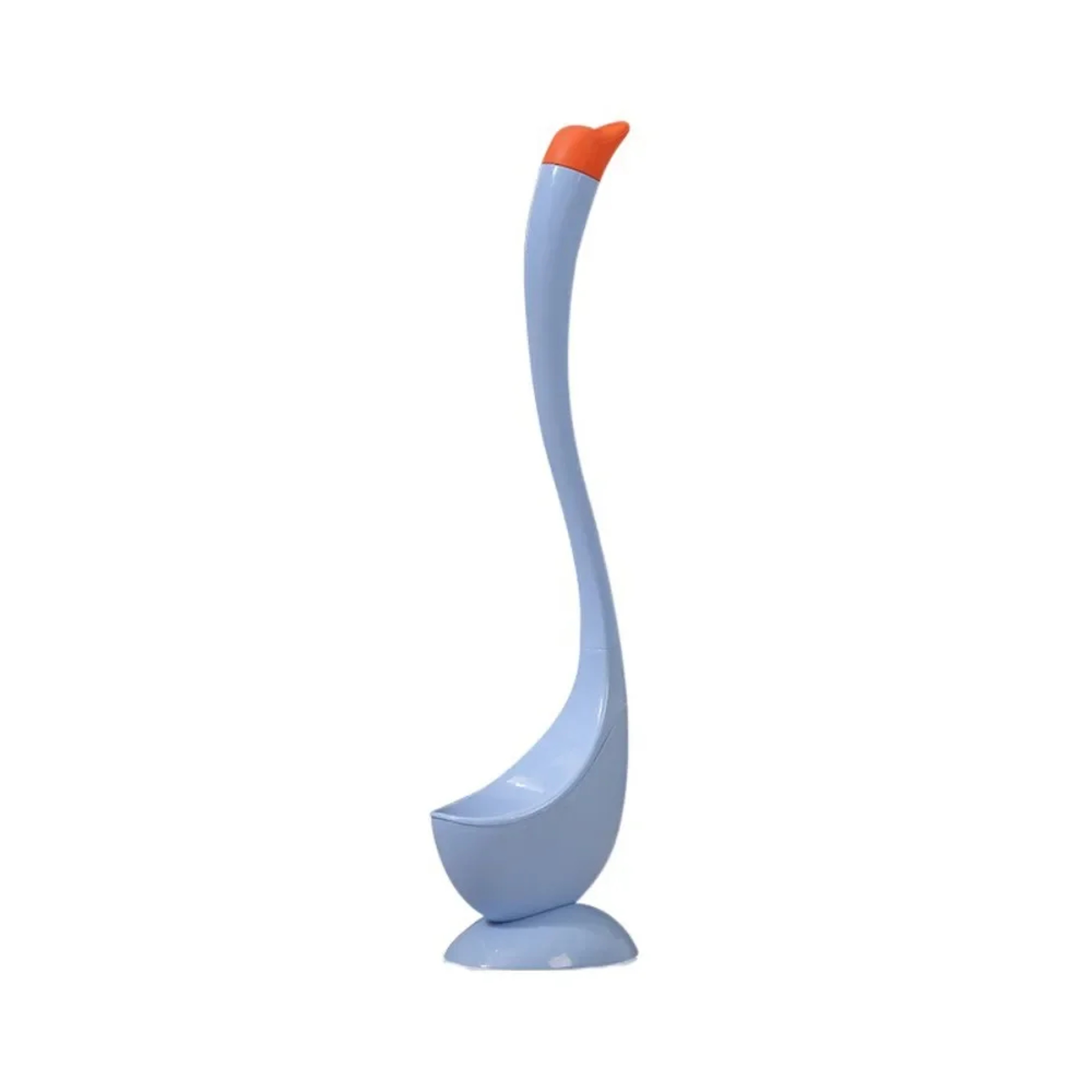 Swan Shaped Toilet Brush Set with Long Handle and Holder – view 8