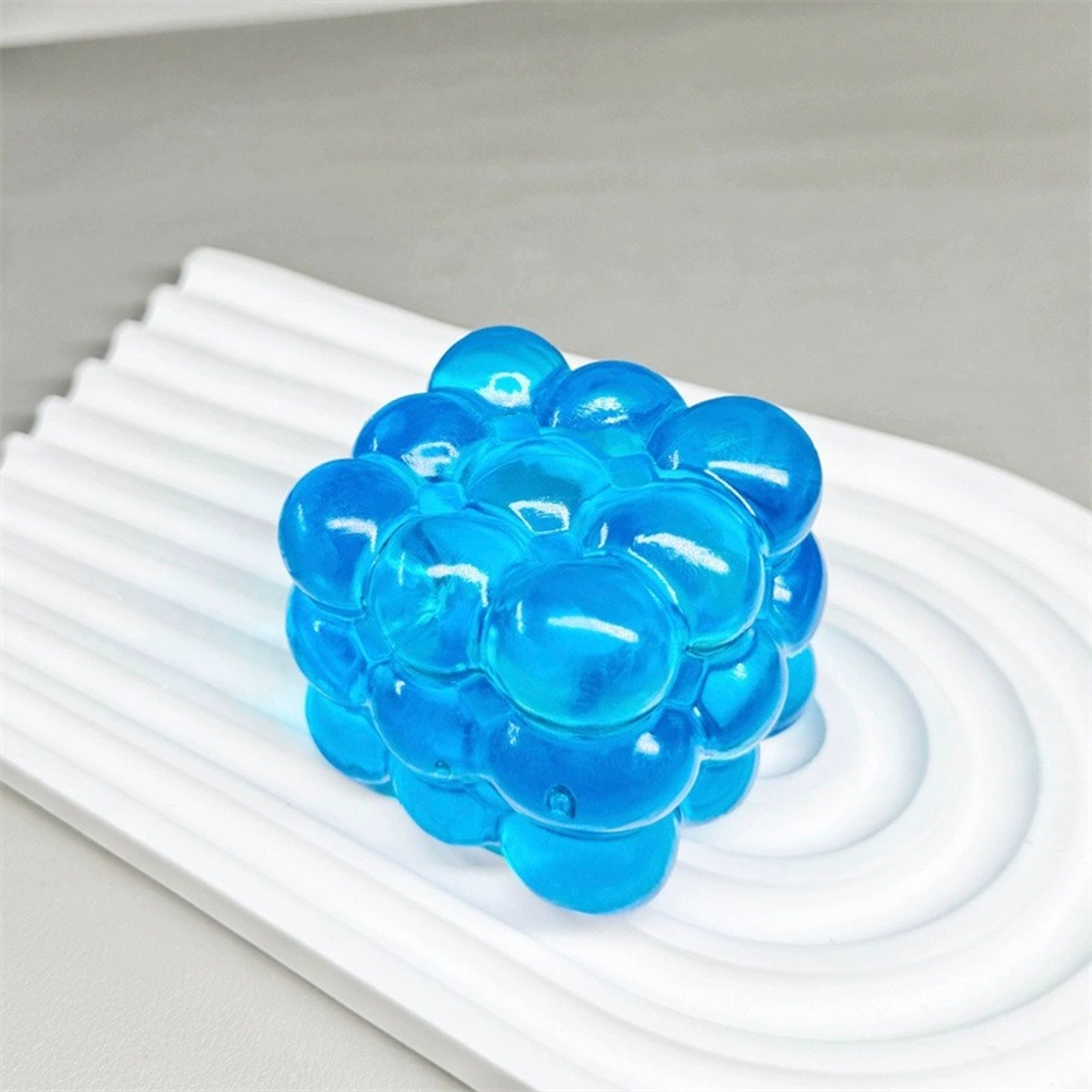 Clear Bubble Cube Fidget Toy Slow Rebound Sensory Squeeze Toy for Adults – view 10