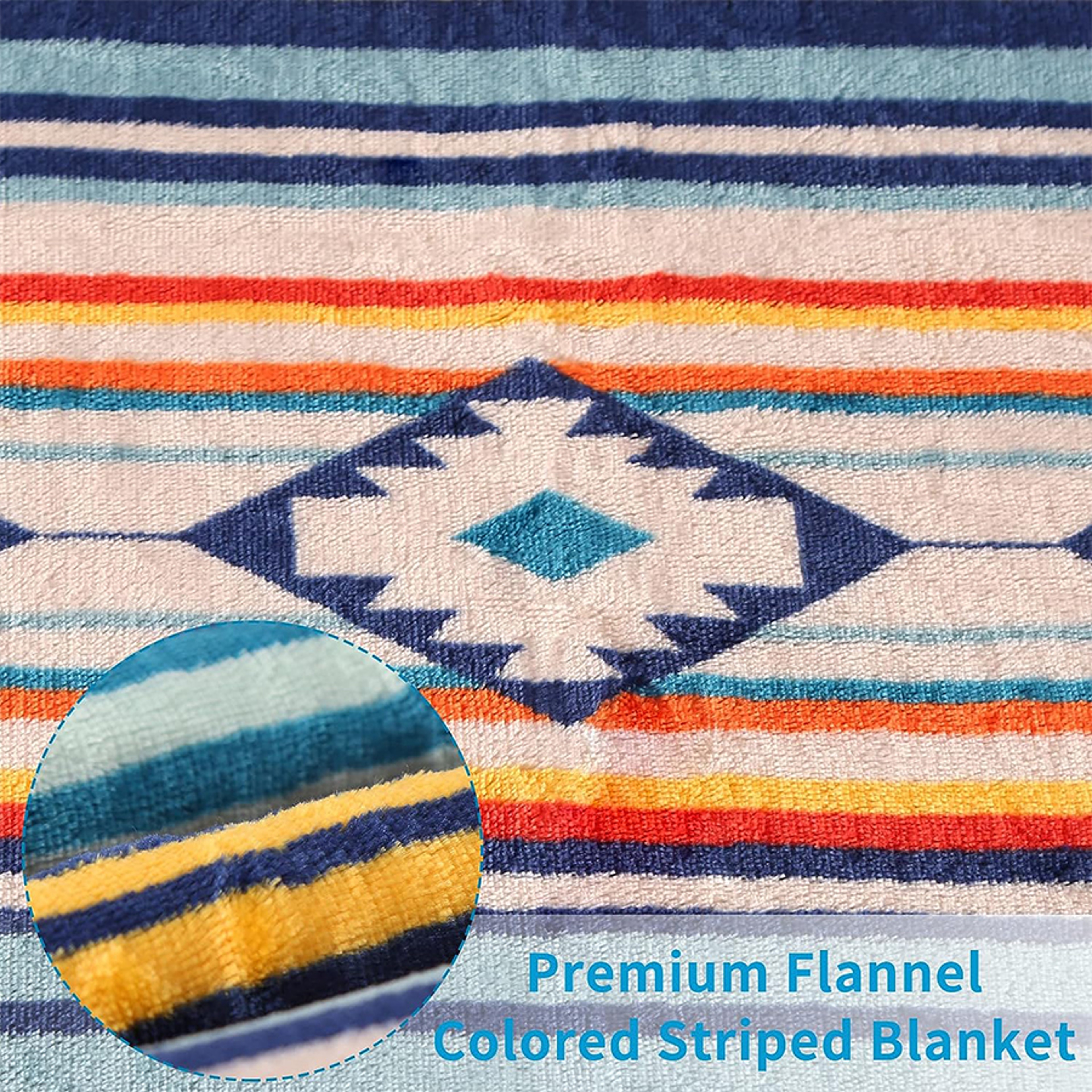 Double Layer Sherpa Fleece Throw Blanket Soft Reversible Flannel for Sofa and Bed – view 5
