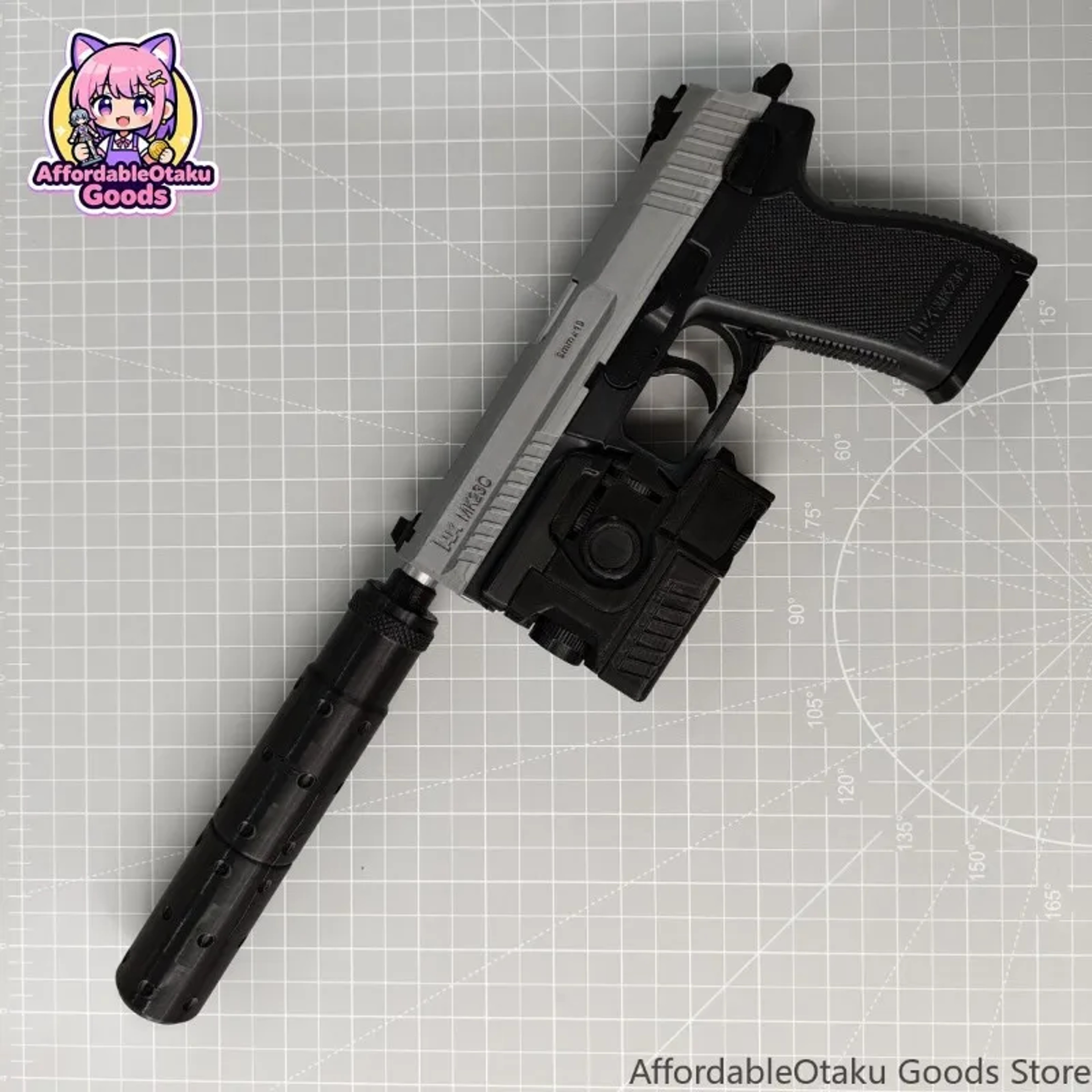 Printed NonFiring Toy Pistol Cosplay Prop With Movable Slide 2