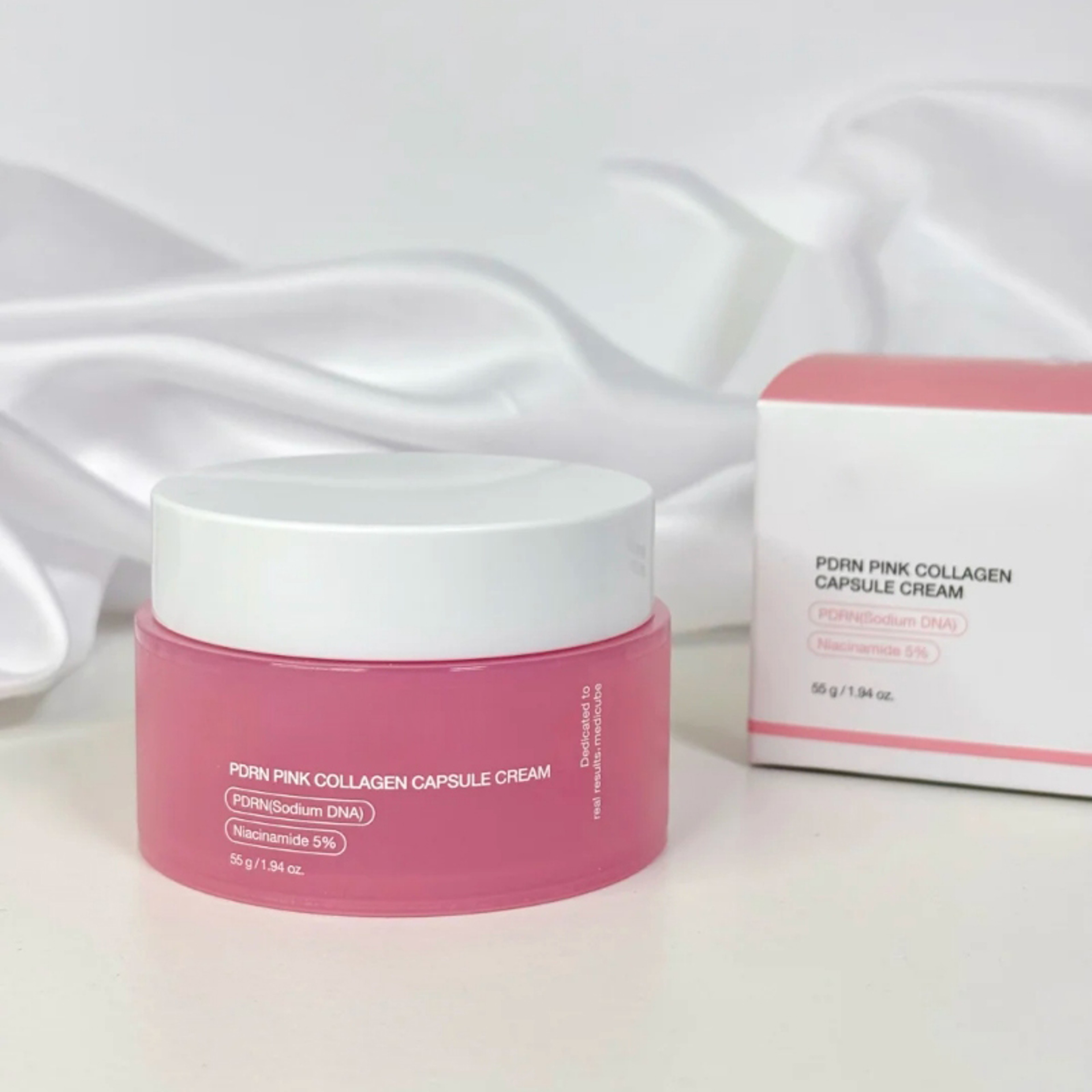 Pink Collagen Capsule Face Cream With Niacinamide For Hydration And Uneven Skin Tone 6