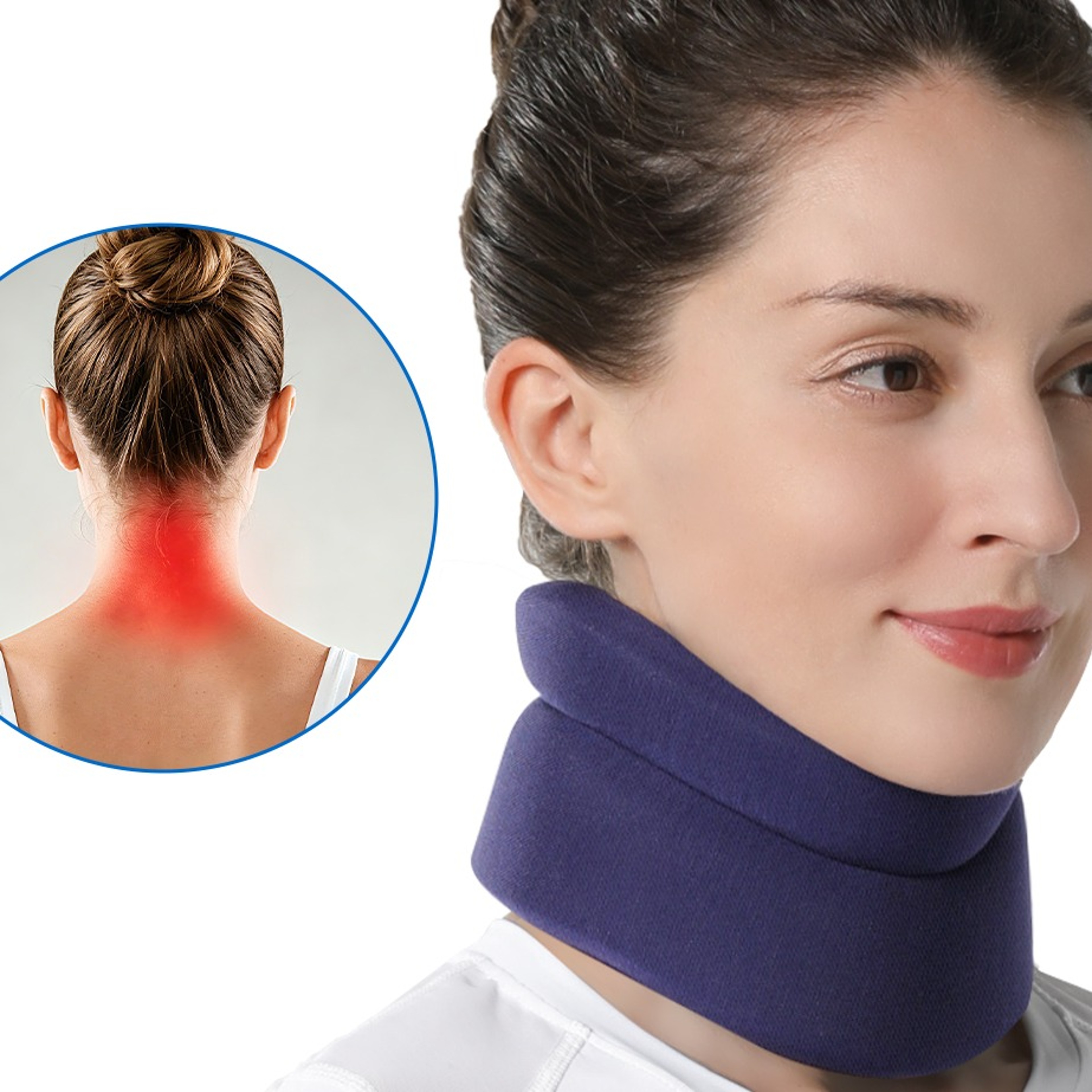 Adjustable Foam Cervical Neck Brace for Comfortable Neck Supportjpg