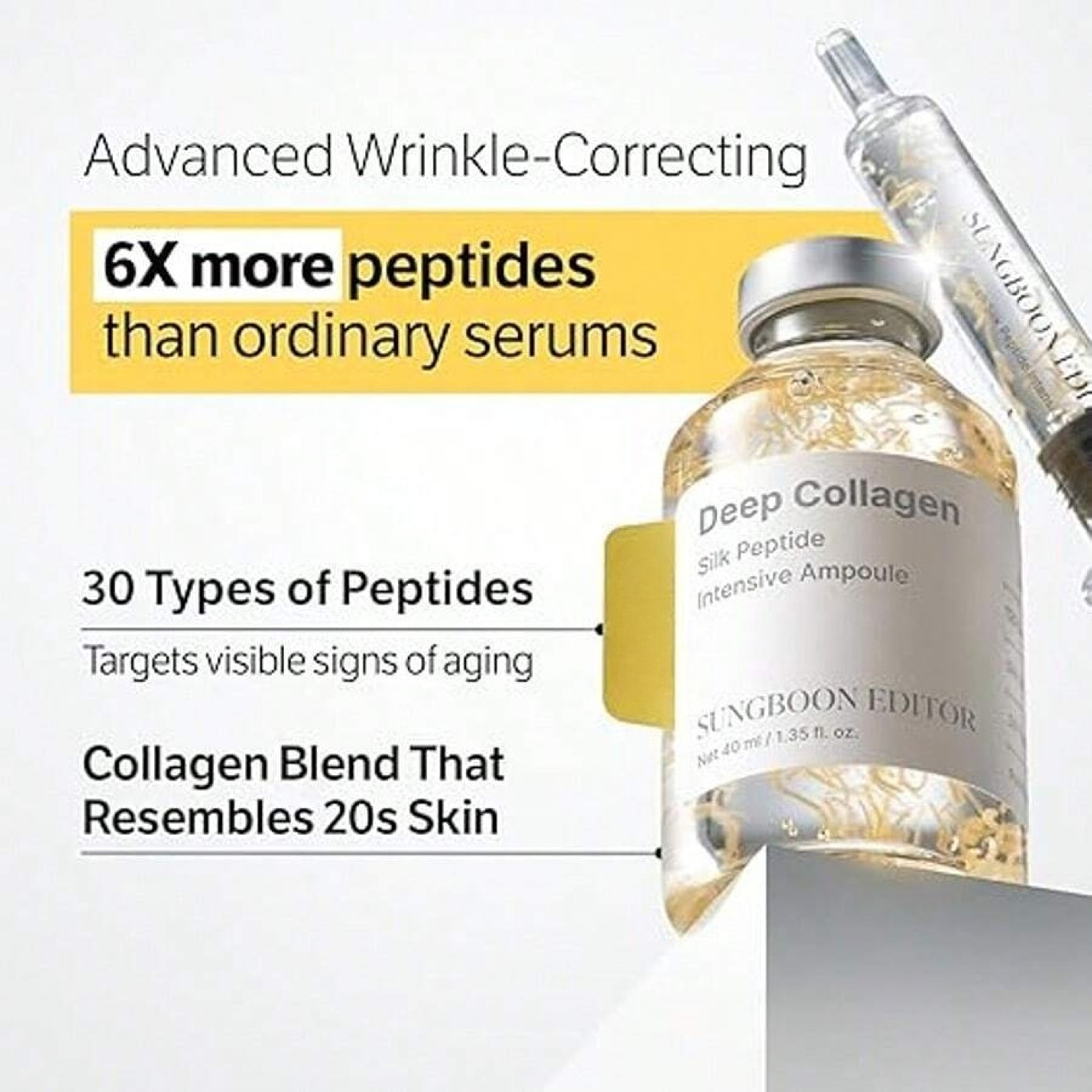 Silk Peptide AntiAging Face Serum With Collagen And Peptide Complex 2
