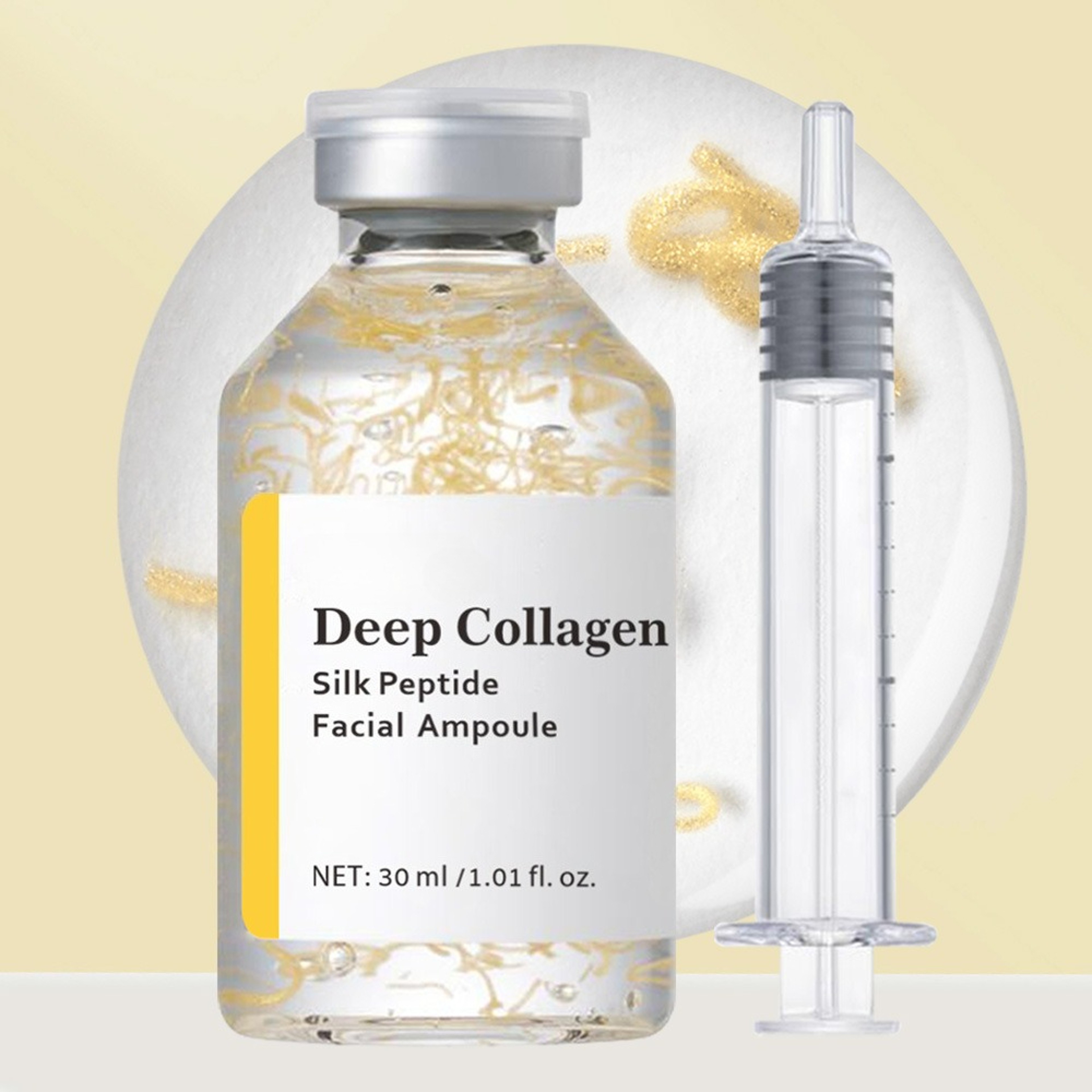 Silk Peptide AntiAging Face Serum With Collagen And Peptide Complex 1