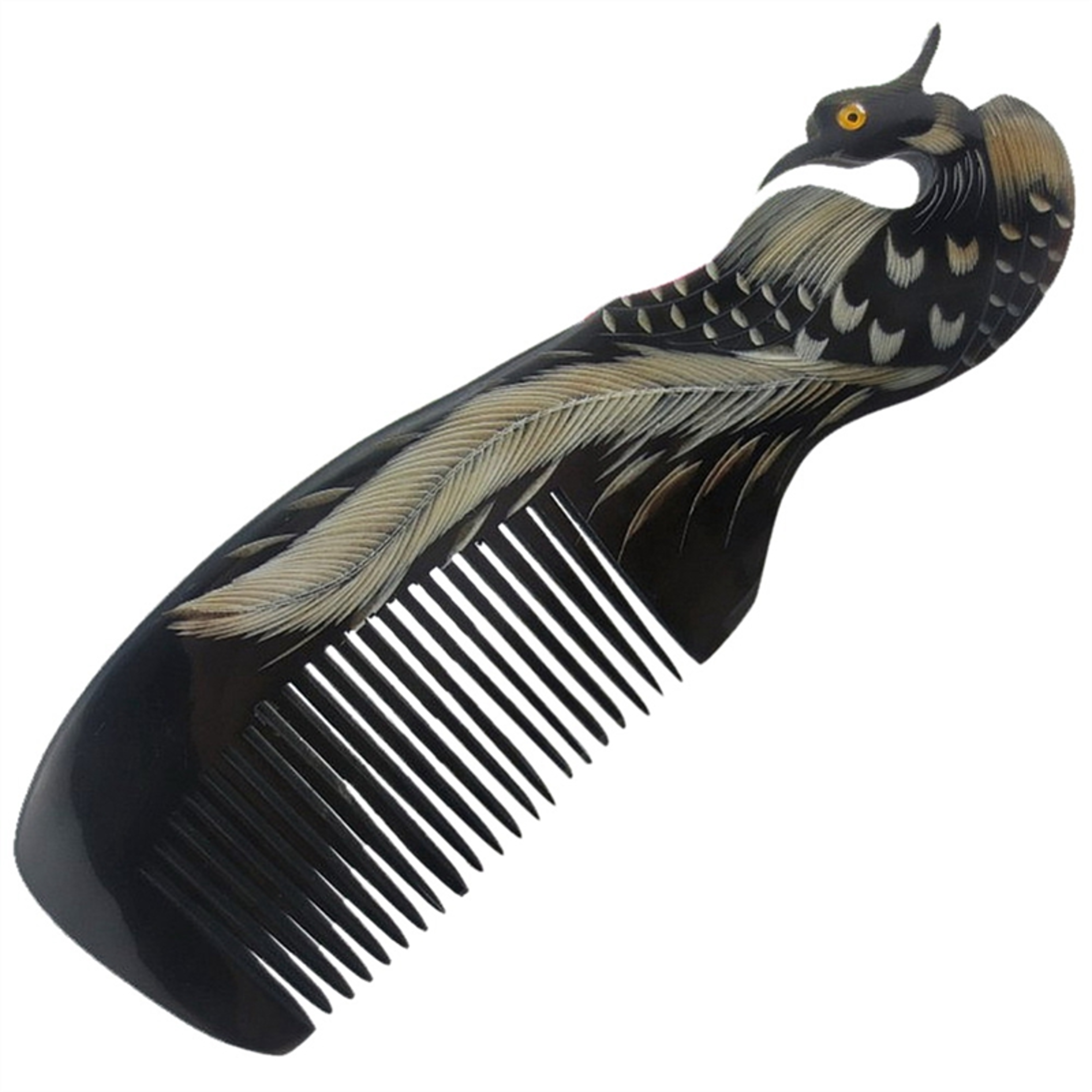 OX Horn Comb Hair Brush Detangle Magic Anti-Static Comb Health Scalp Massage Combs – view 4