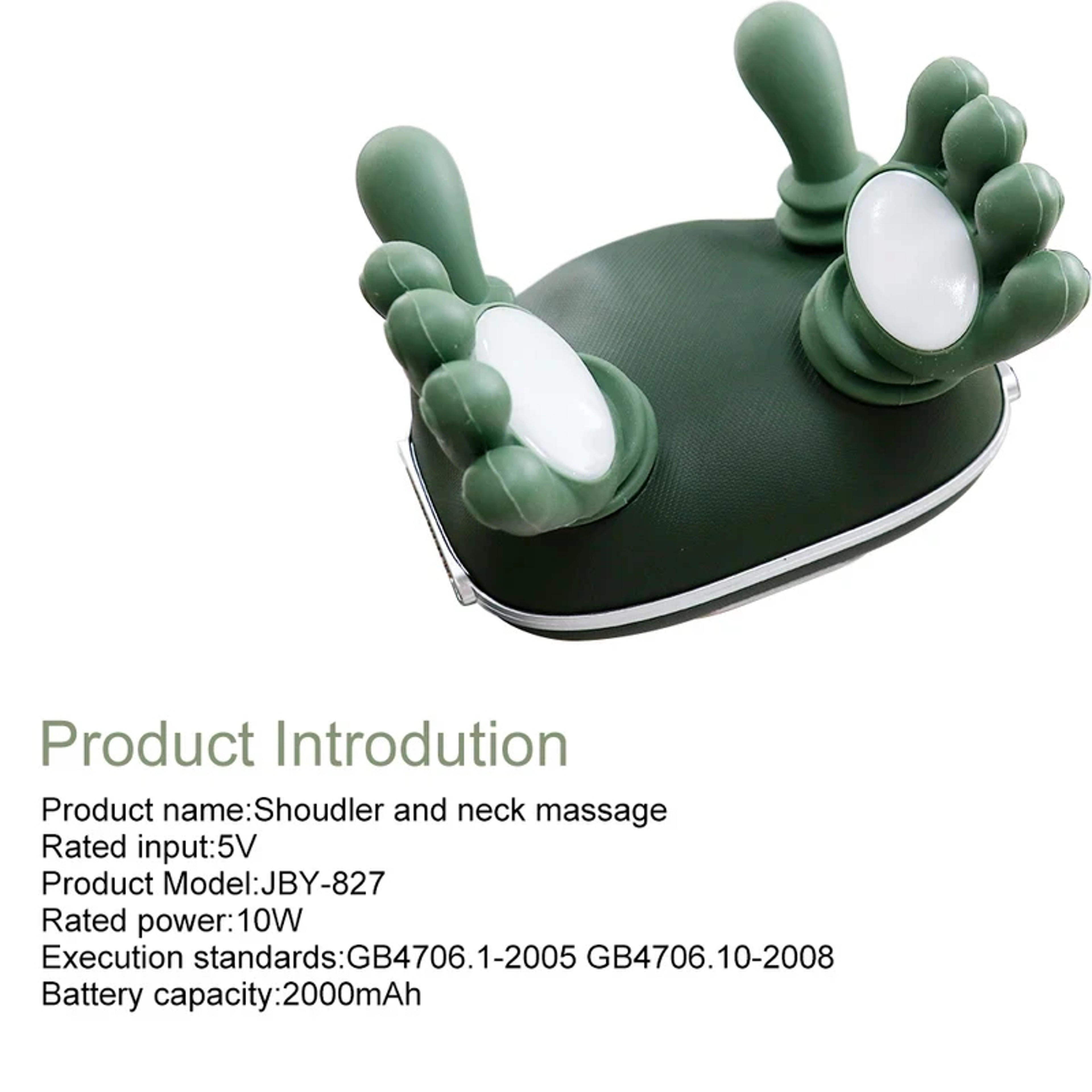 Bionic Finger Neck and Shoulder Massager with Kneading Massage and Brushless Motor – view 5