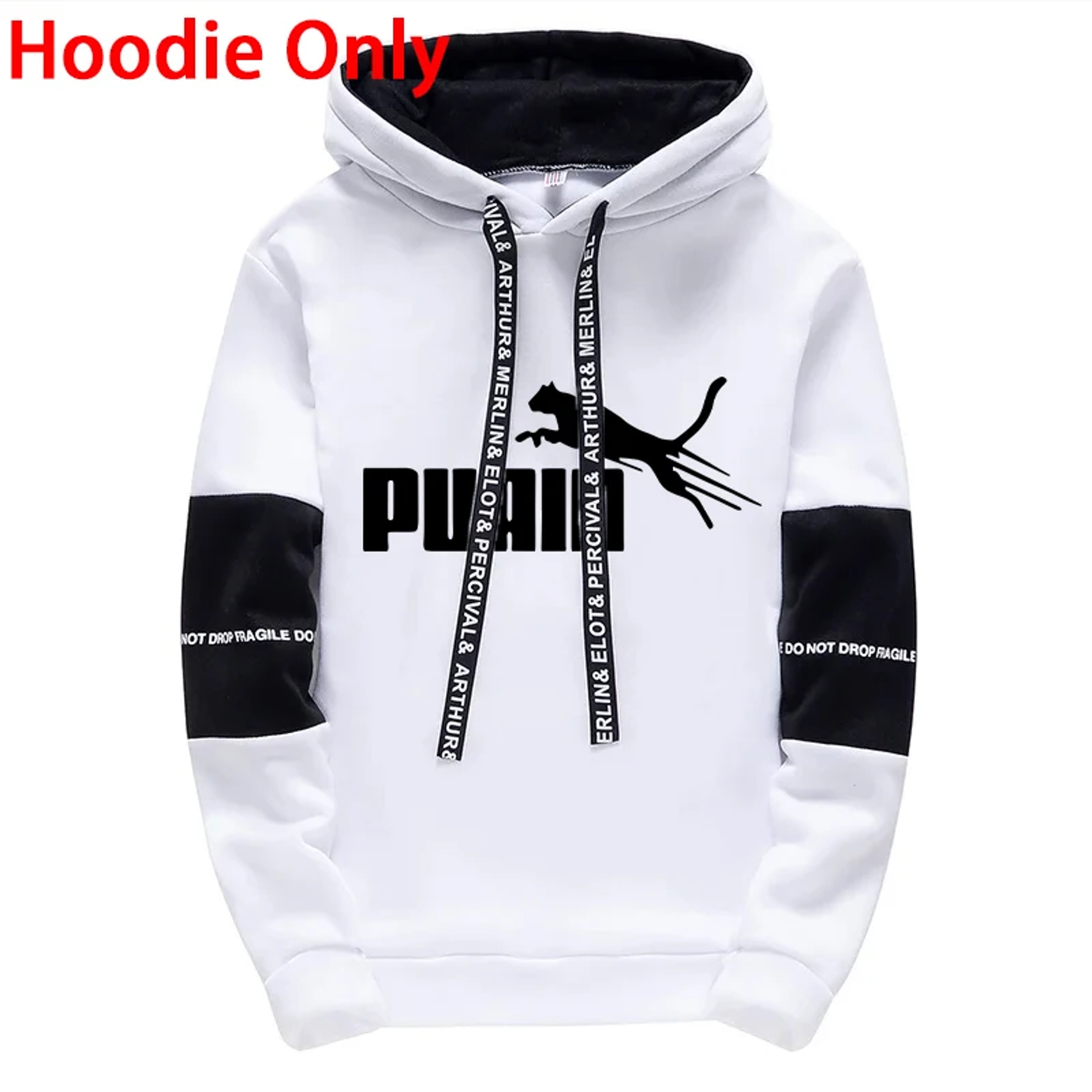 Mens Two Piece Hoodie And Sweatpants Set Casual Pullover Jogging Suit 7