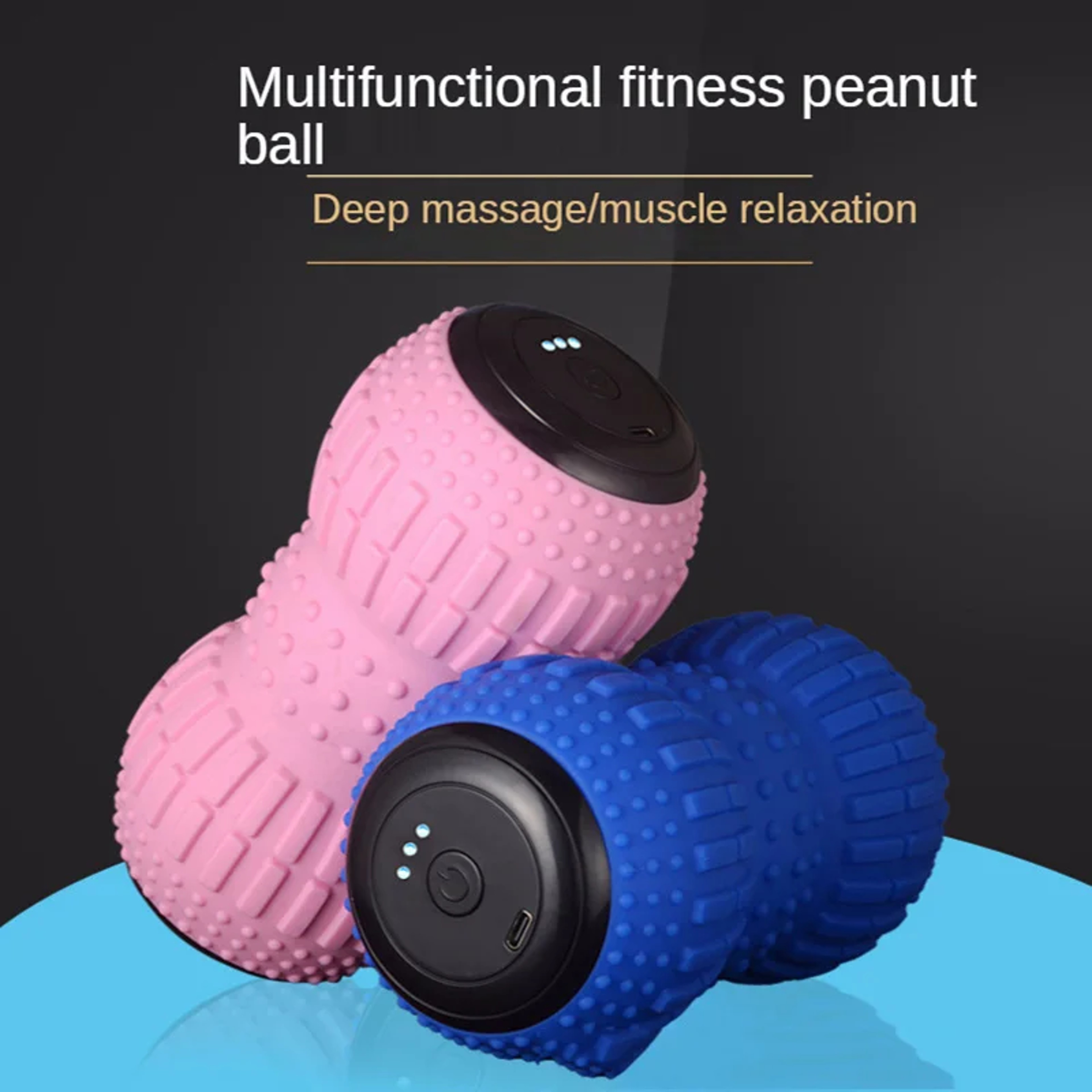 Electric Massage Ball Peanut Roller For Deep Tissue Muscle Recovery  Pain Relief 6