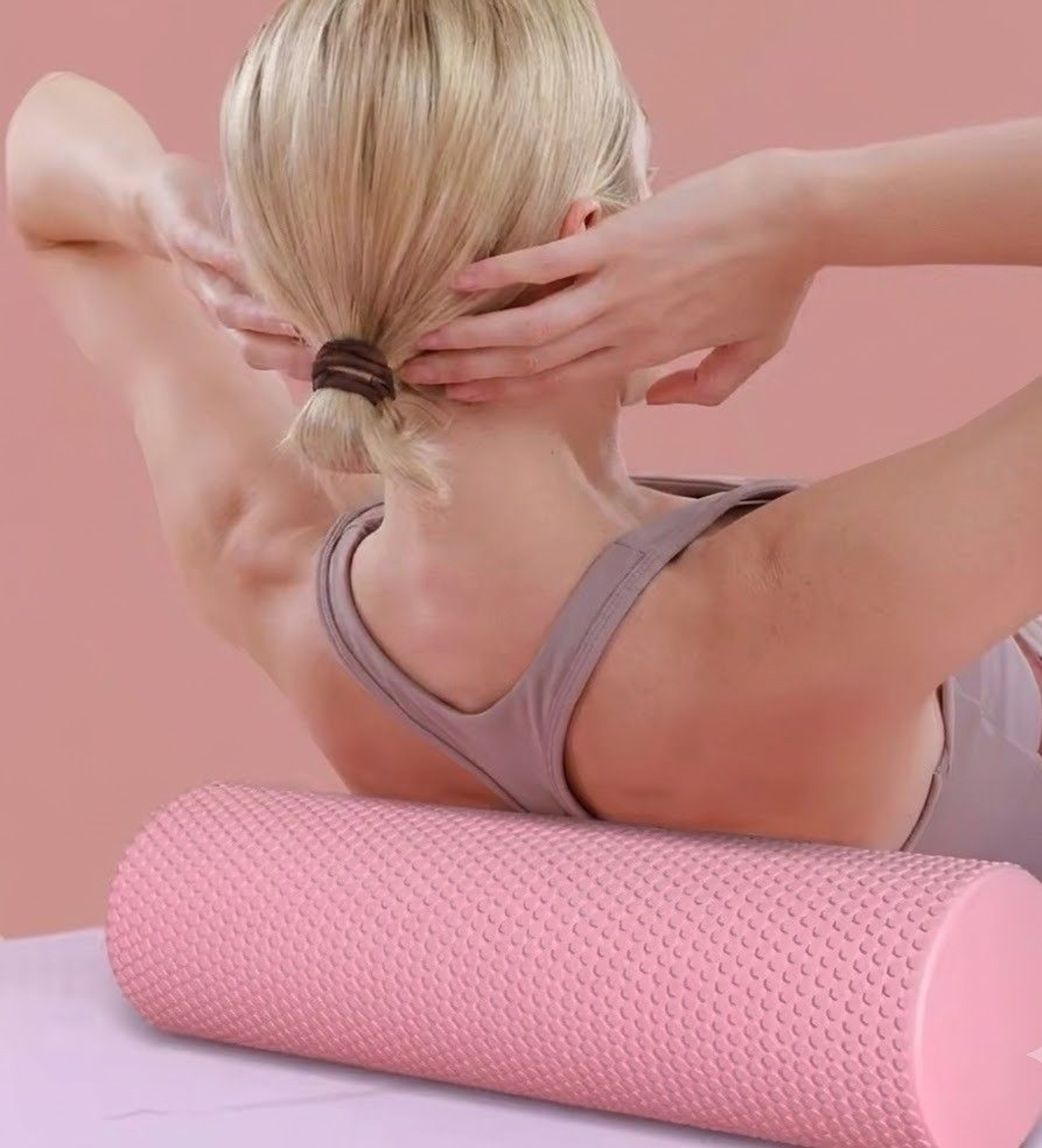 Compact Foam Roller For Deep Tissue Massage Yoga Recovery And Muscle Relief 0