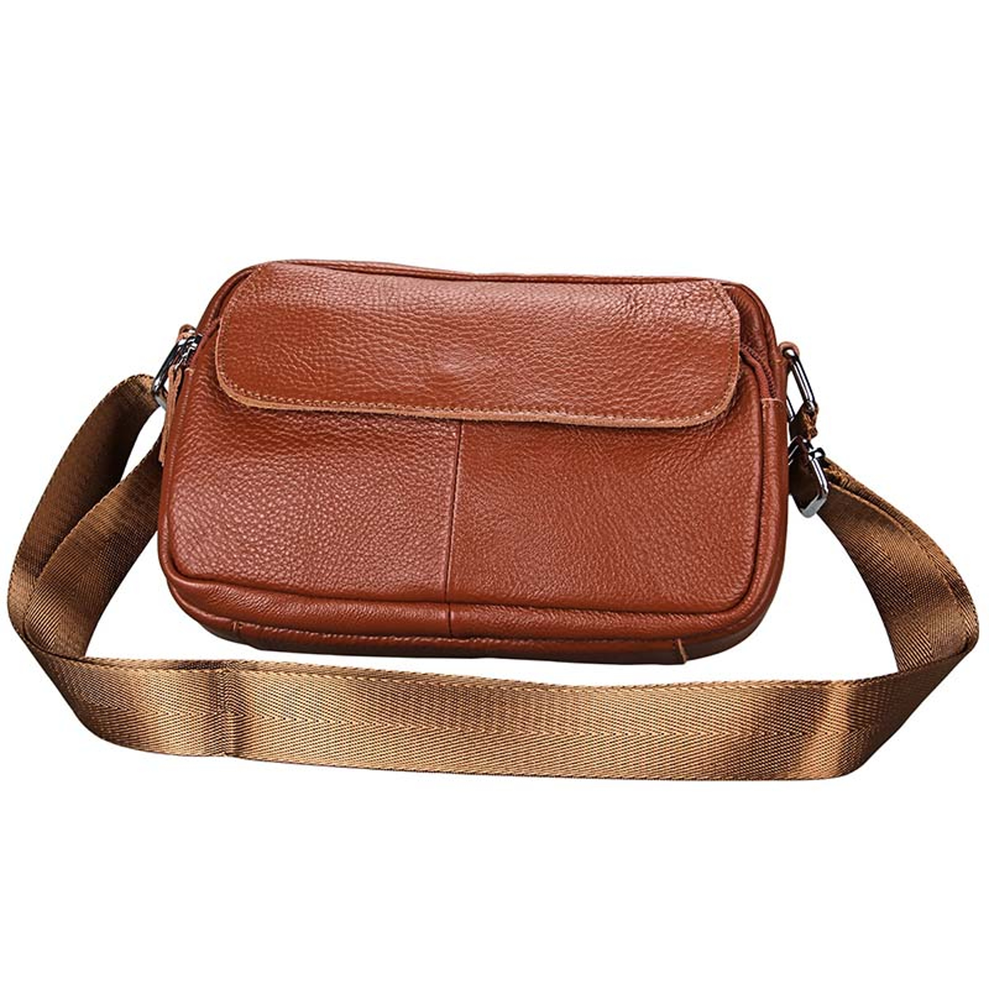 Soft Genuine Leather Crossbody Bag For Women Premium Messenger Shoulder Purse 2