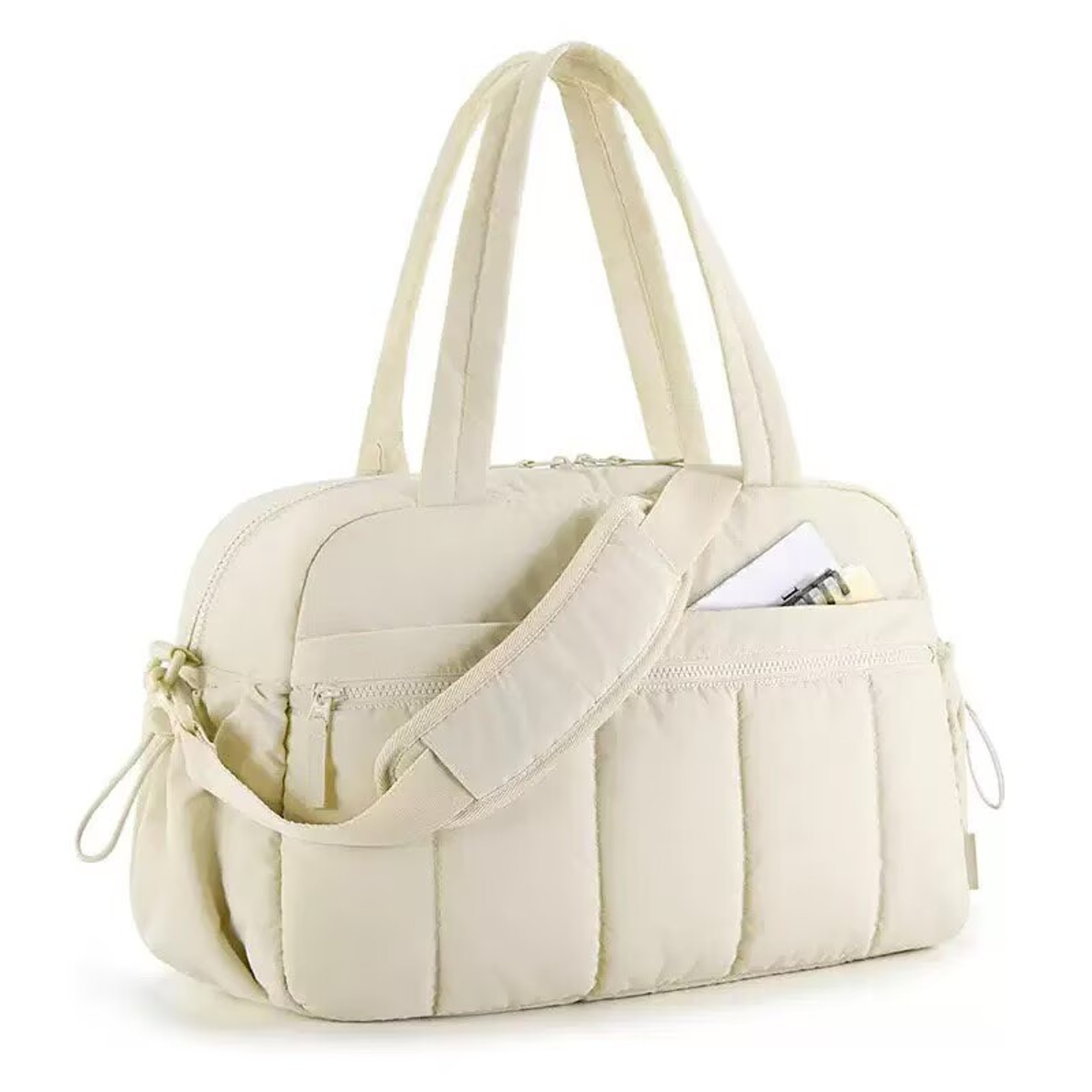 Large Waterproof Travel Duffel Bag With Shoe Compartment For Gym And Weekend Trips 0