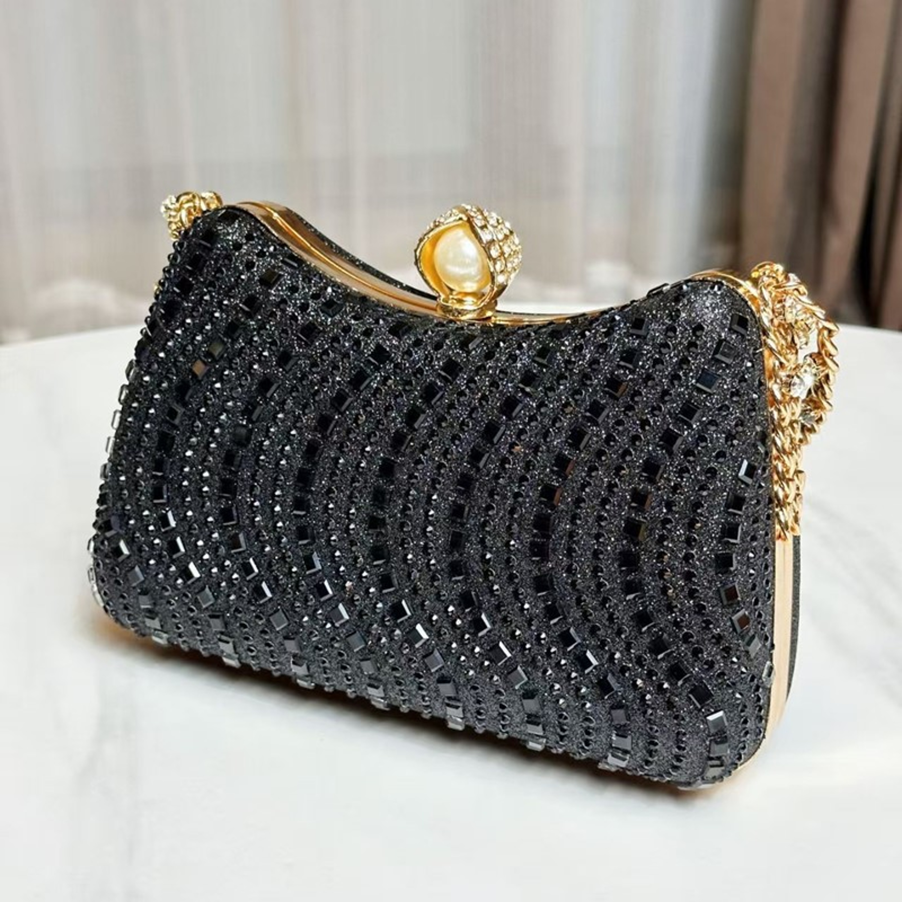 Luxury Rhinestone Evening Bag Crystal Clutch Purse For Weddings Parties  Special Occasions 1