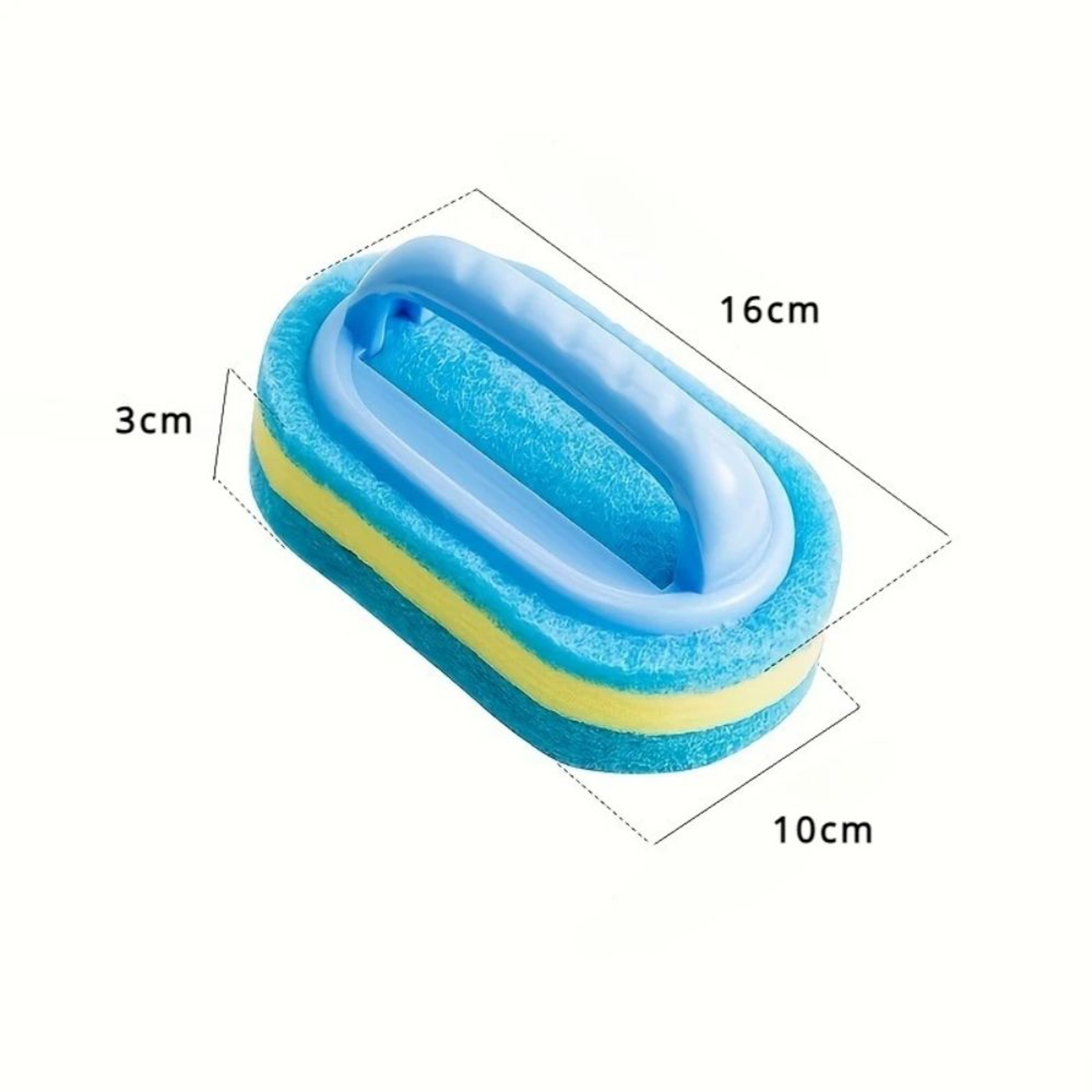 Cleaning Sponge With Handle For Kitchen Bathroom Tile And Glass Cleaning 5