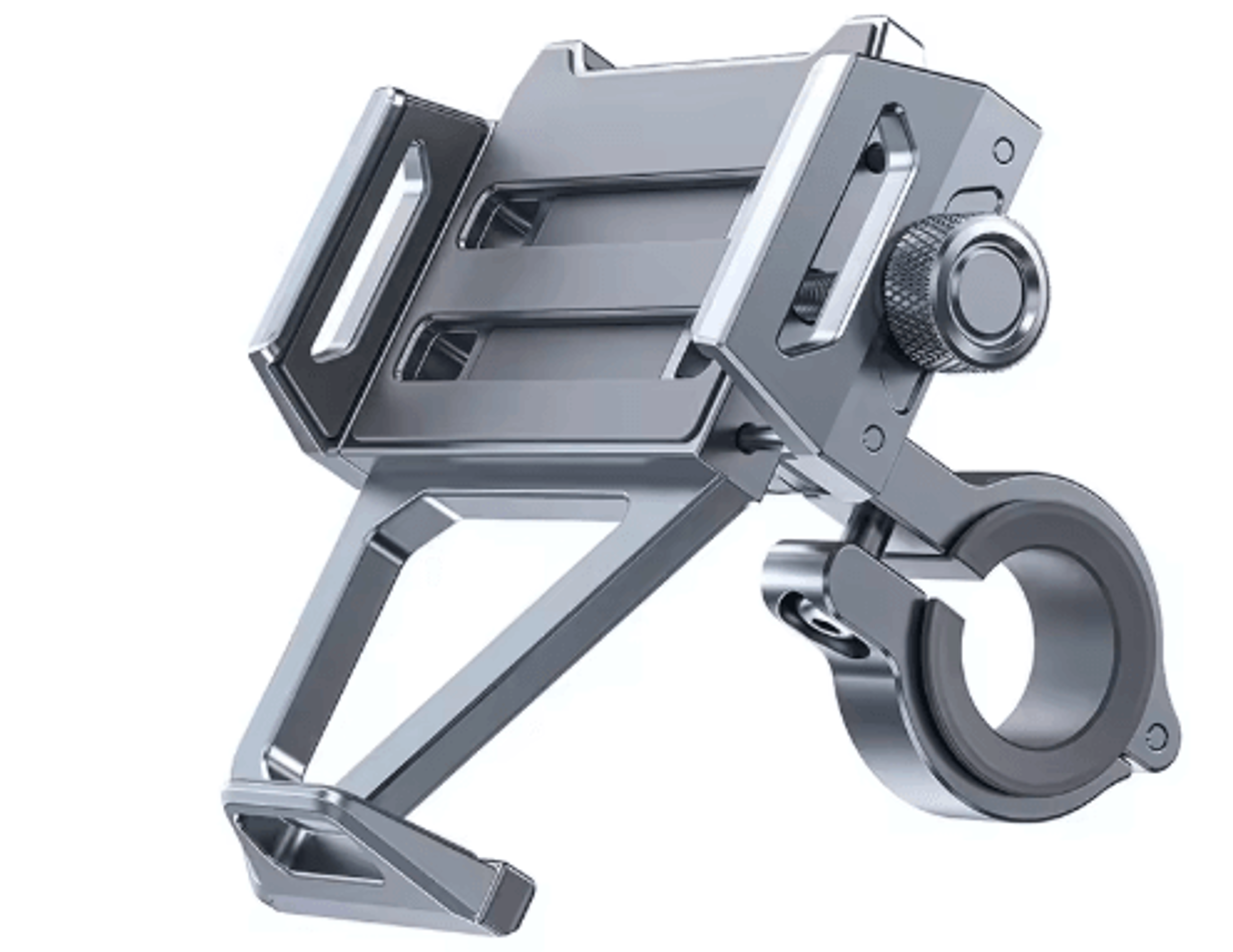 Aluminum Motorcycle Phone Mount For Bike Handlebars 2