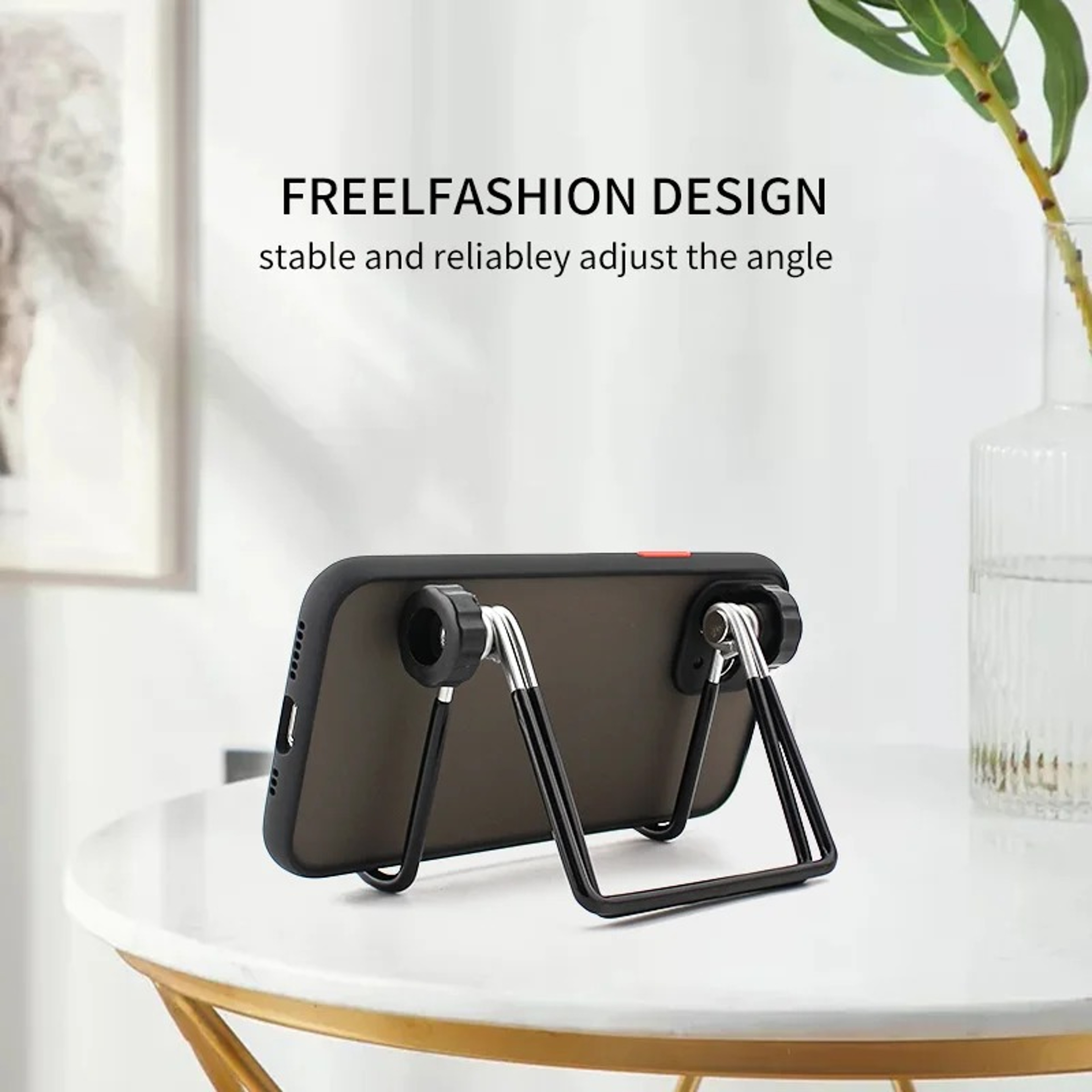 Foldable Metal Tablet Stand Adjustable Phone Stand For Desk Universal Portable Holder 3