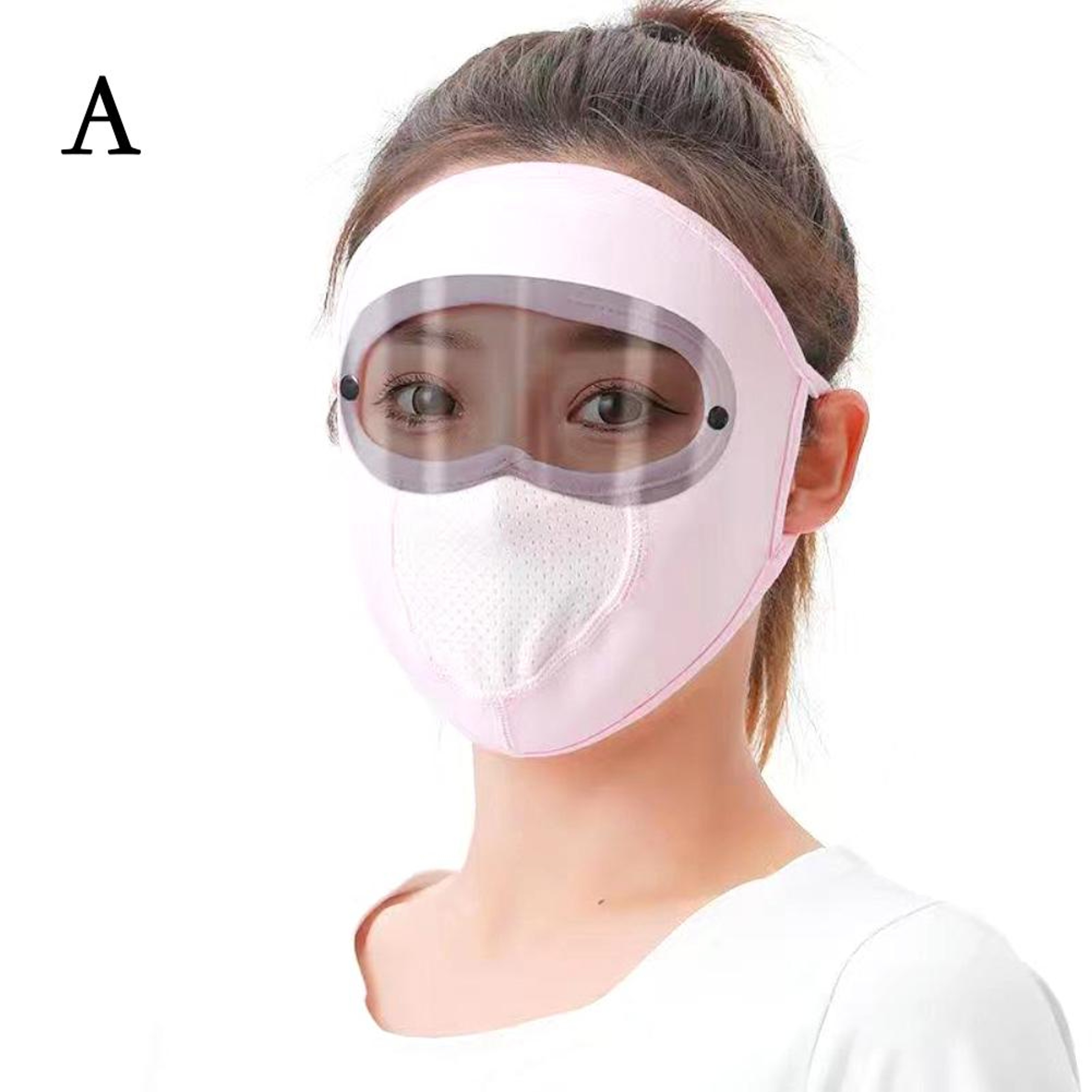 UV Shield Sun Protection Face Mask With Wide Brim Visor For Cycling Hiking  Outdoor Summer Wear 3