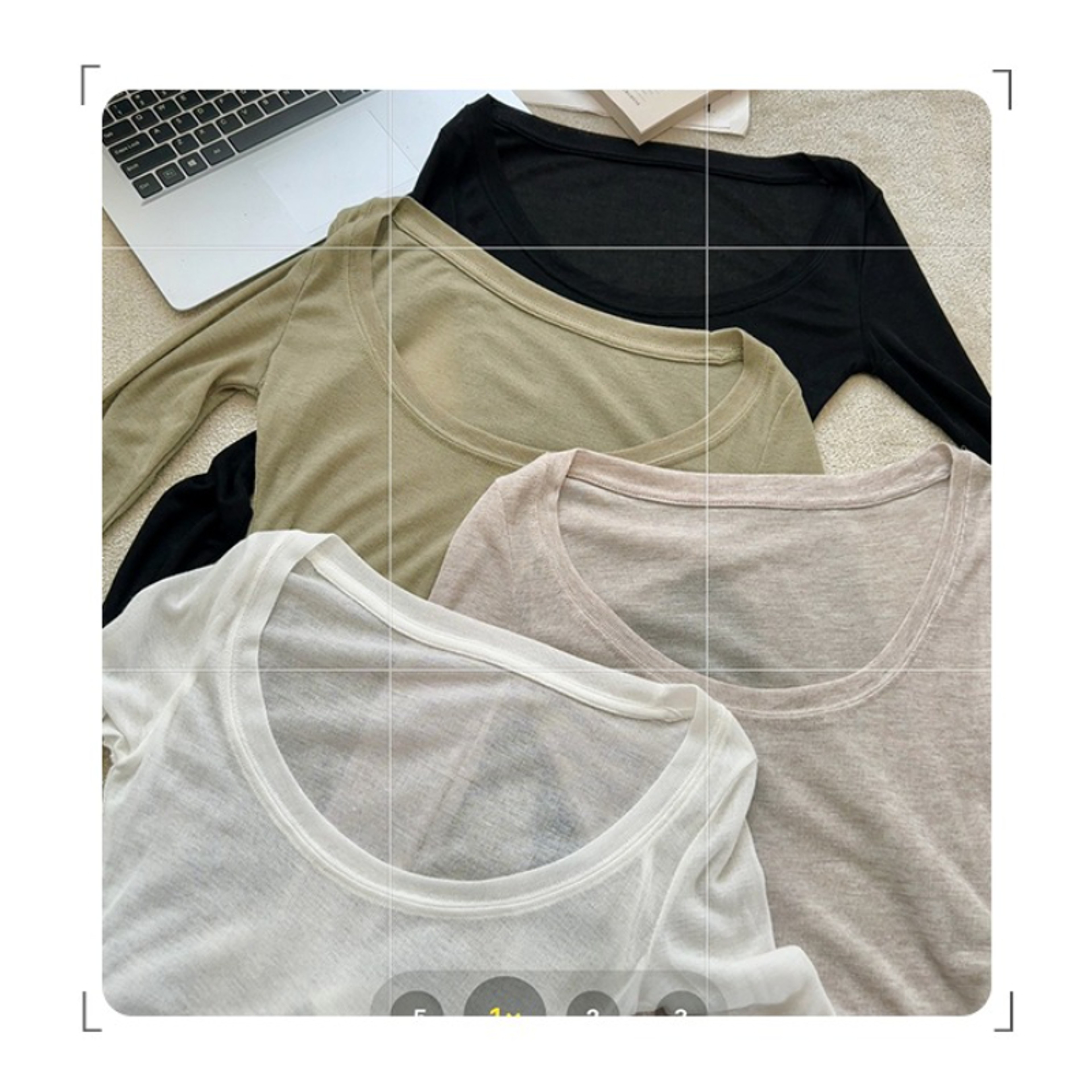 Womens Long Sleeve Sheer Top Stretch Mesh Basic Slim Fit T Shirt 4