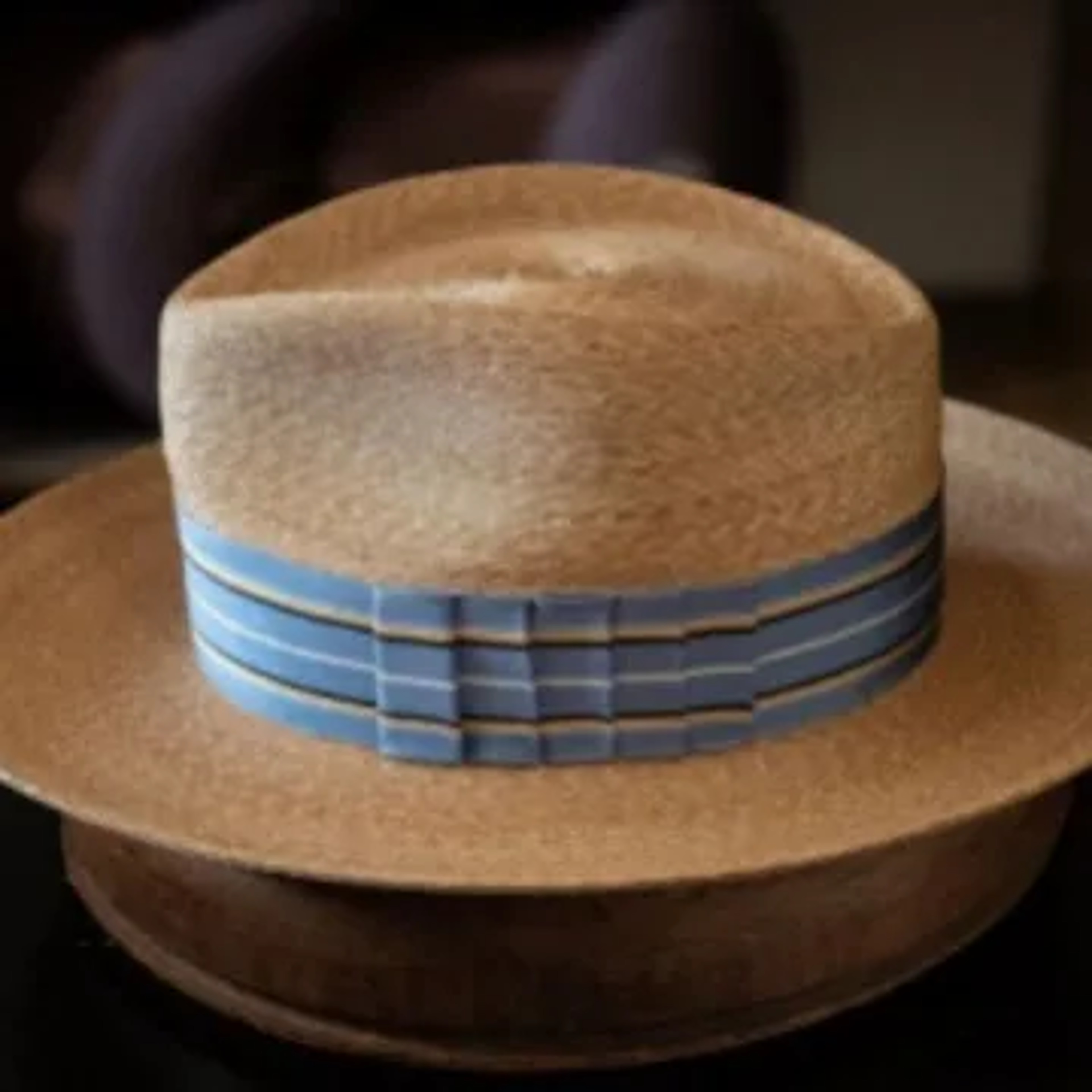Classic Straw Fedora Hat With Wide Striped Band For Men  Women Summer Beach Sun Hat 6