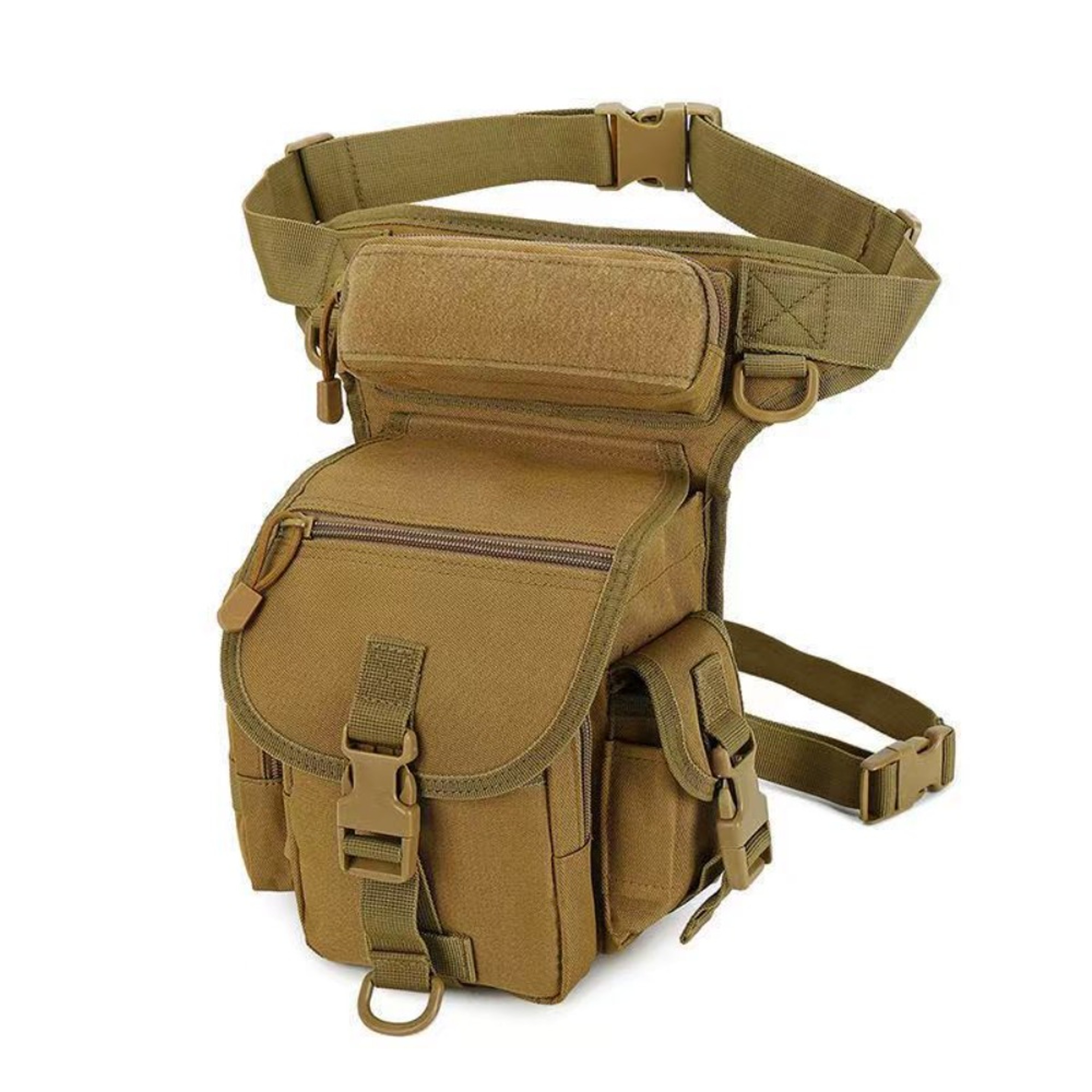 Large Capacity Drop Leg Bag Waterproof Hiking Waist Pack For Motorcycle Outdoor Use 2