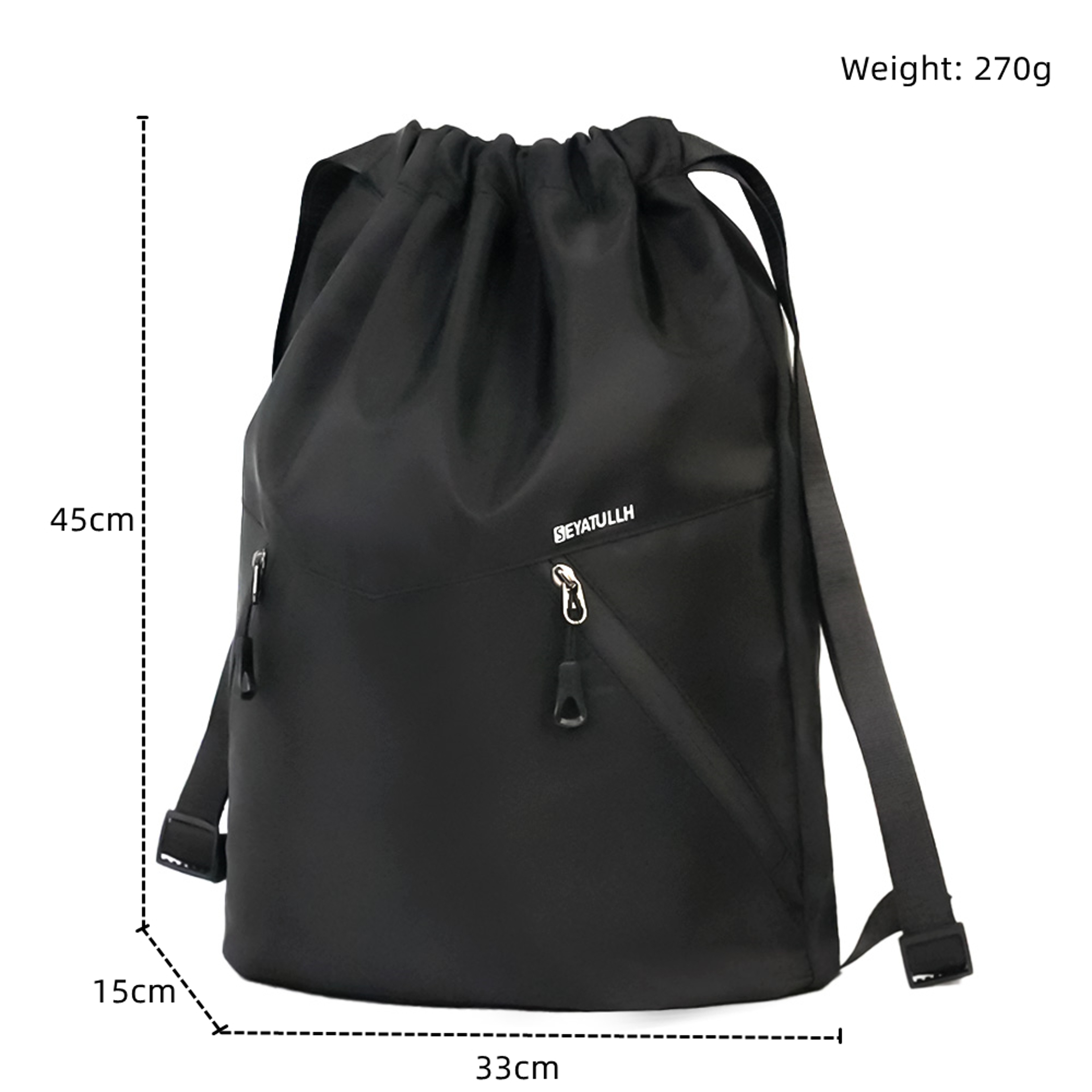 Waterproof Basketball Backpack Sports Travel Bag With Shoe Pouch For Fitness Hiking Outdoor Activit 2