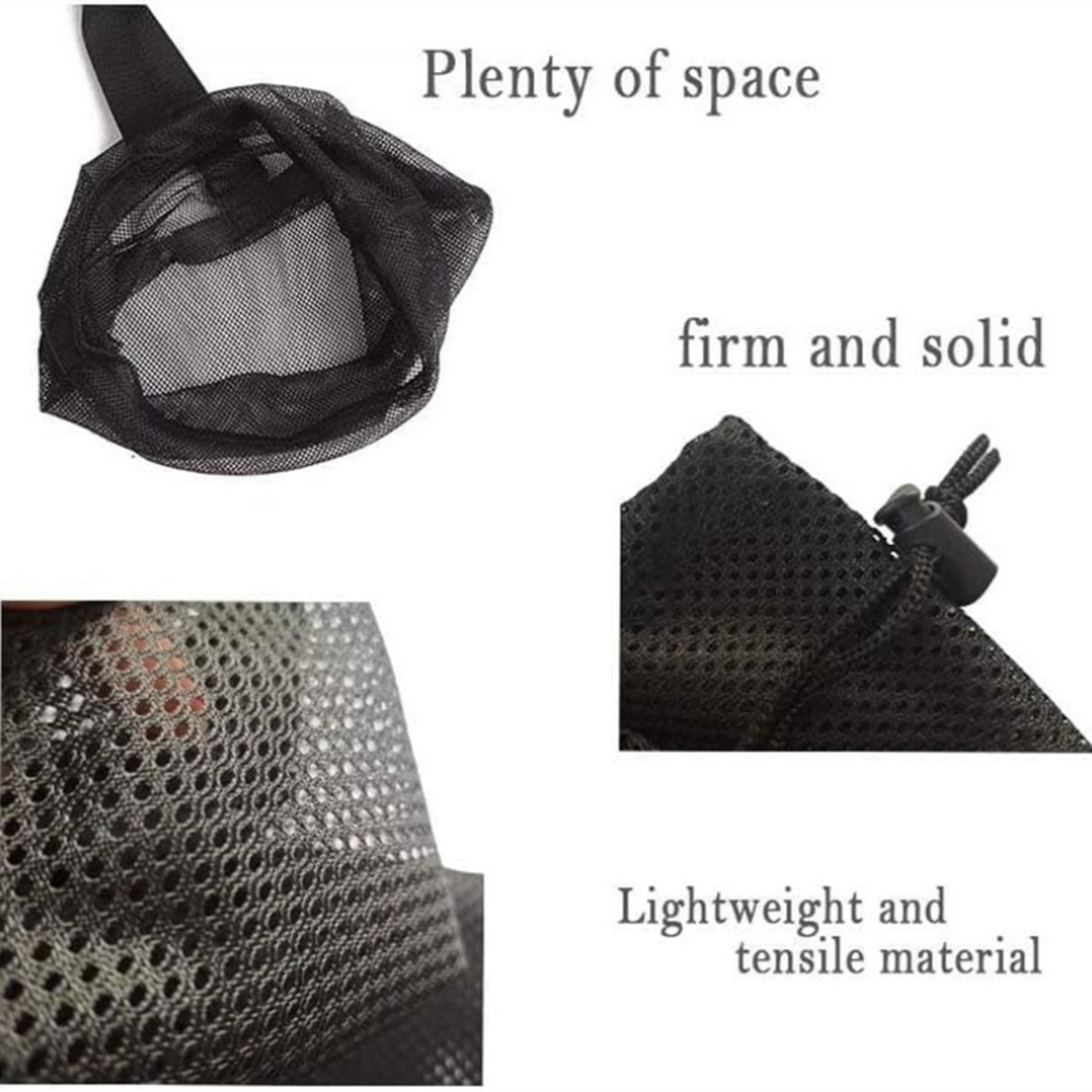 Lightweight Mesh Drawstring Backpack for Sports Balls, Swim Gear & Travel Storage – view 6