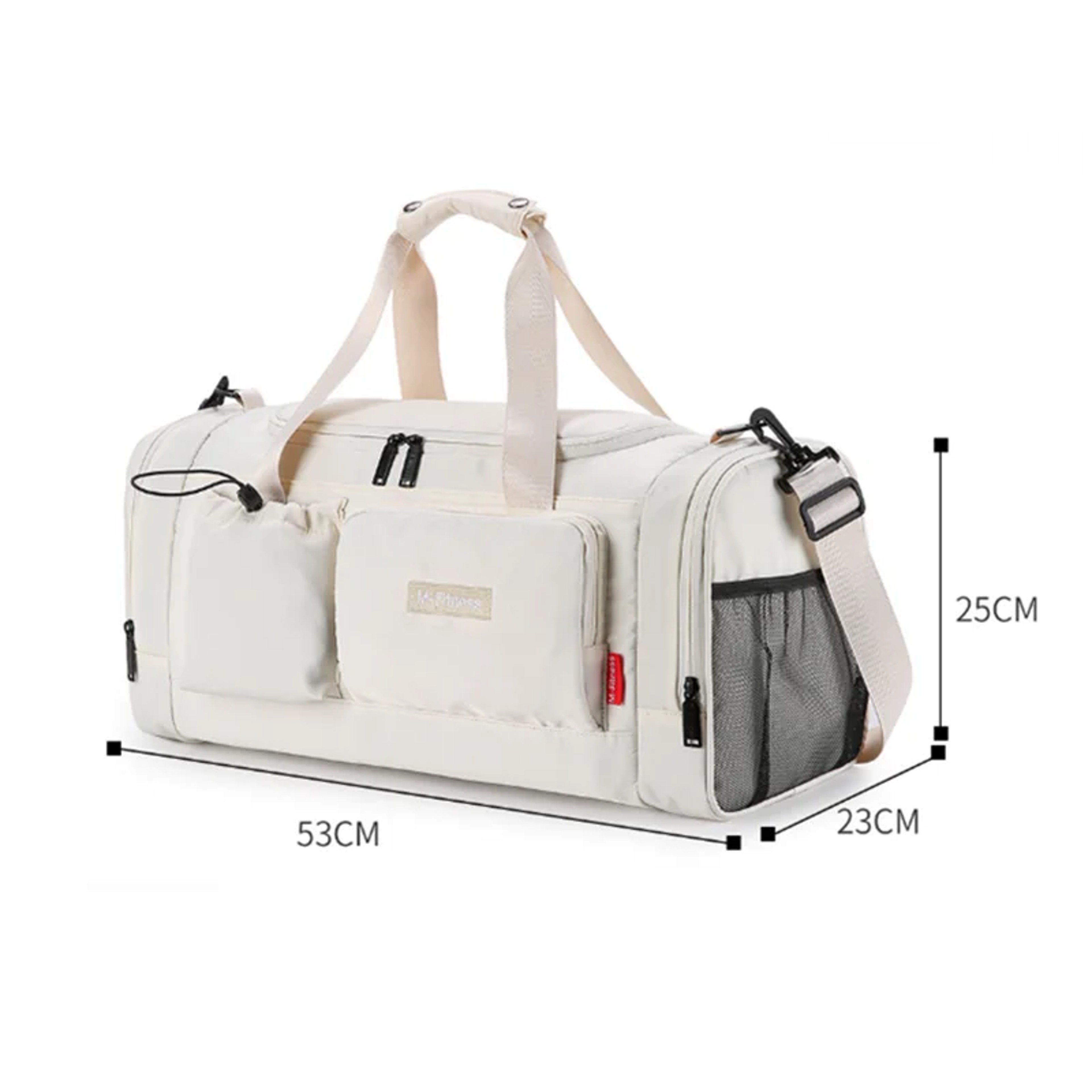 Travel Gym Bag With Wet Dry Storage  Shoe Compartment For Fitness Travel  Swimming 5