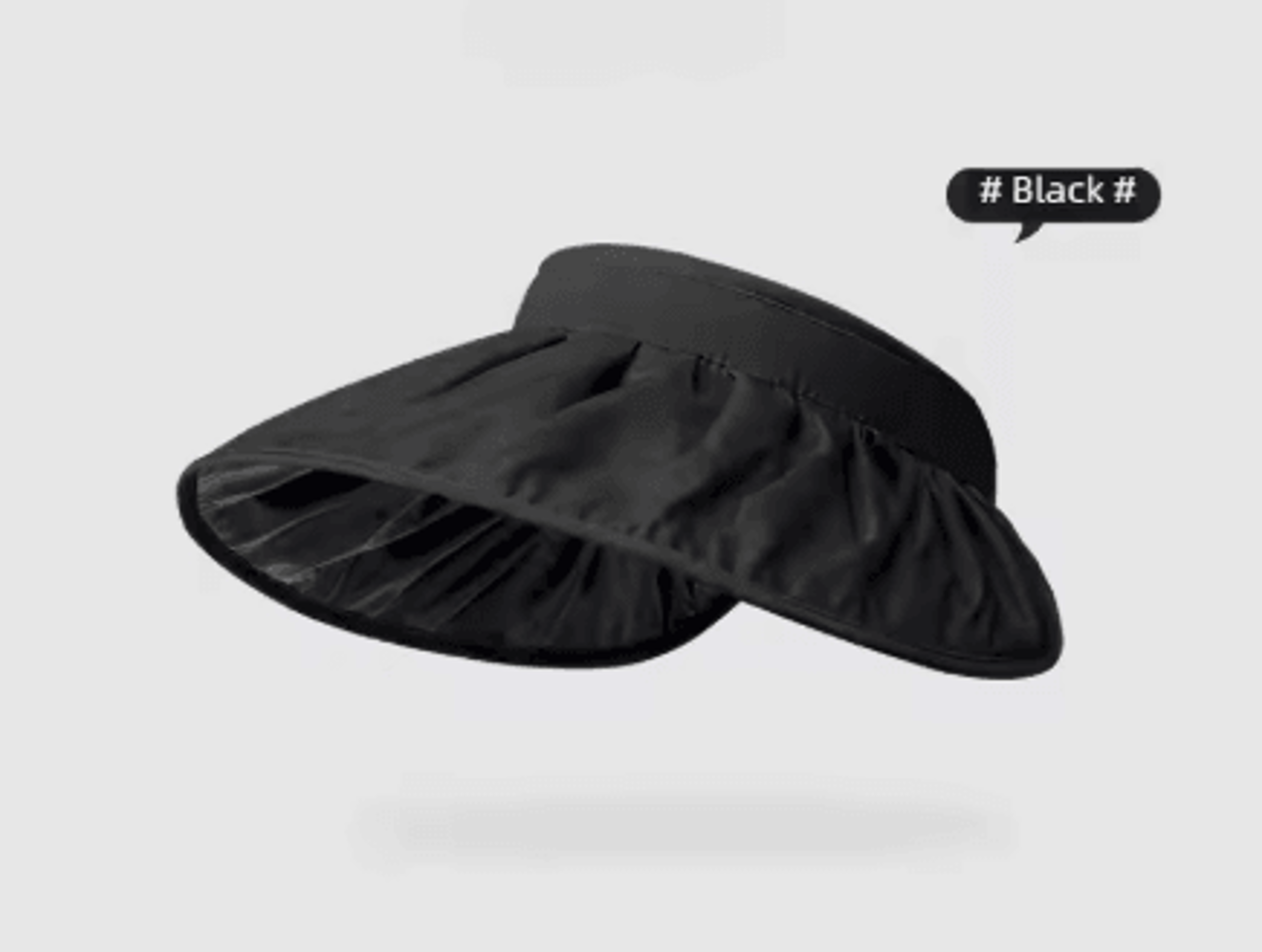 Sun Visor Hat Foldable Full Face Sun Protection Hat For Women 3
