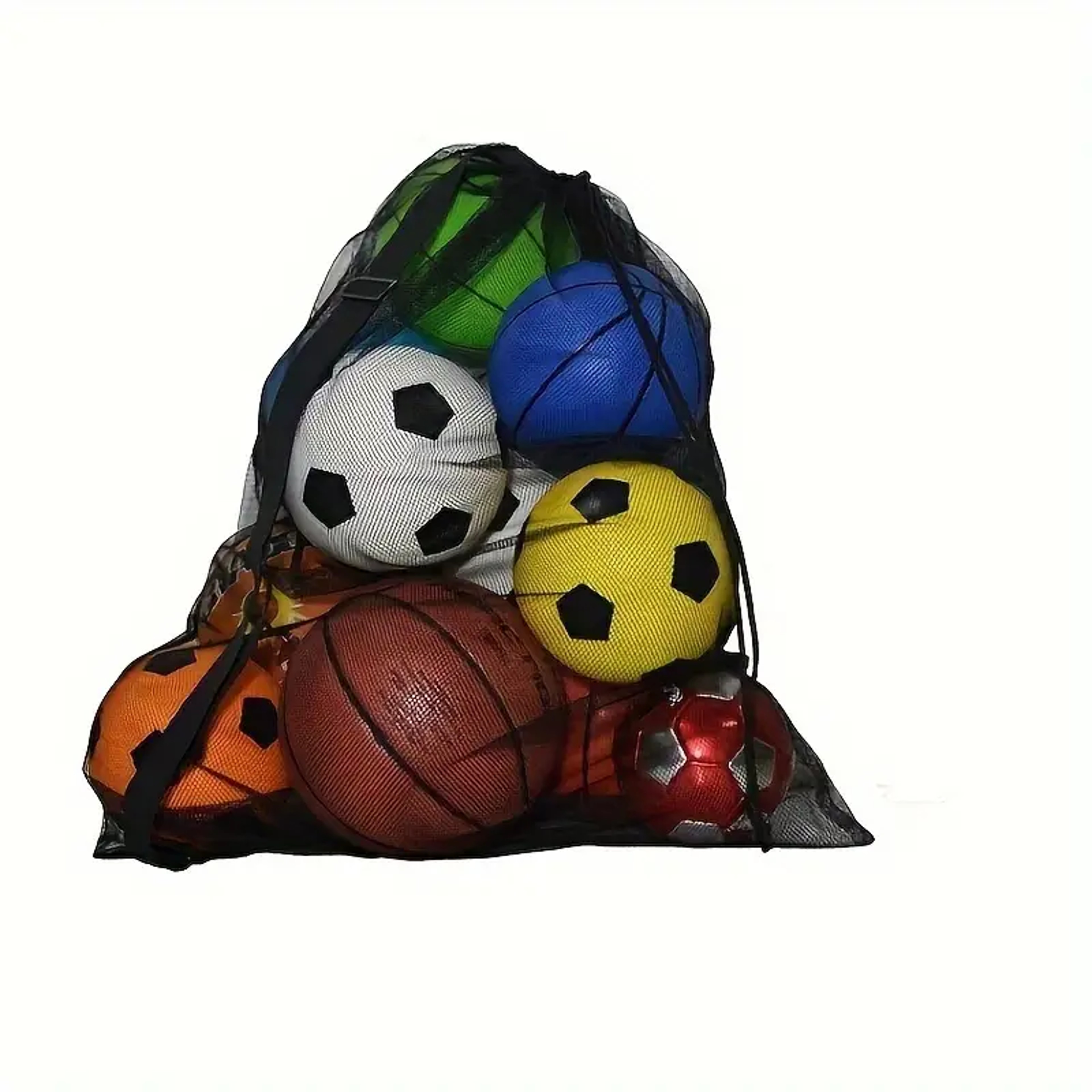Portable Large Capacity Ball Storage Bag With Shoulder Strap For Basketball Football Sports Gear 7