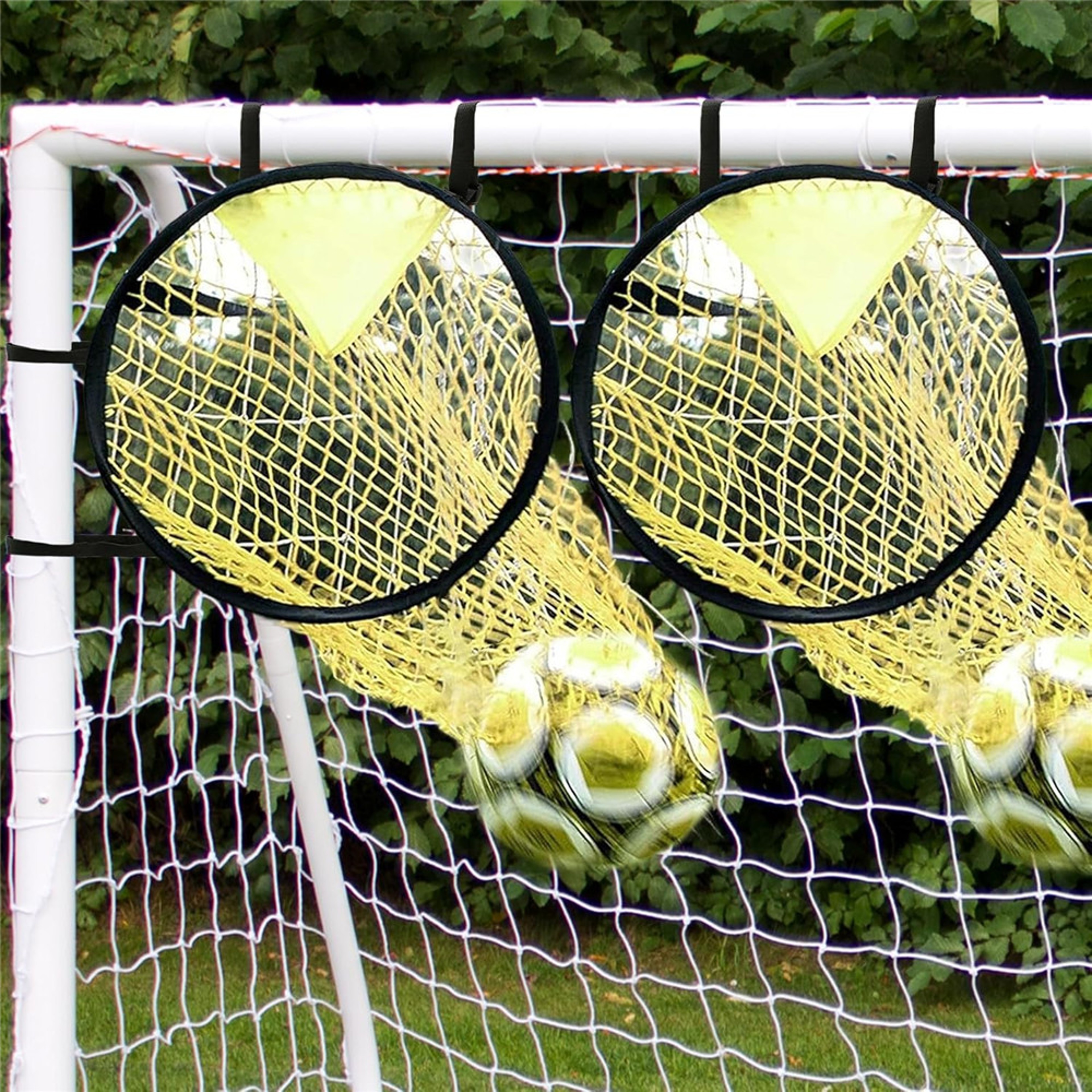 Soccer Goal Target Penalty Kick Trainer Set For Precision Shooting Practice 6