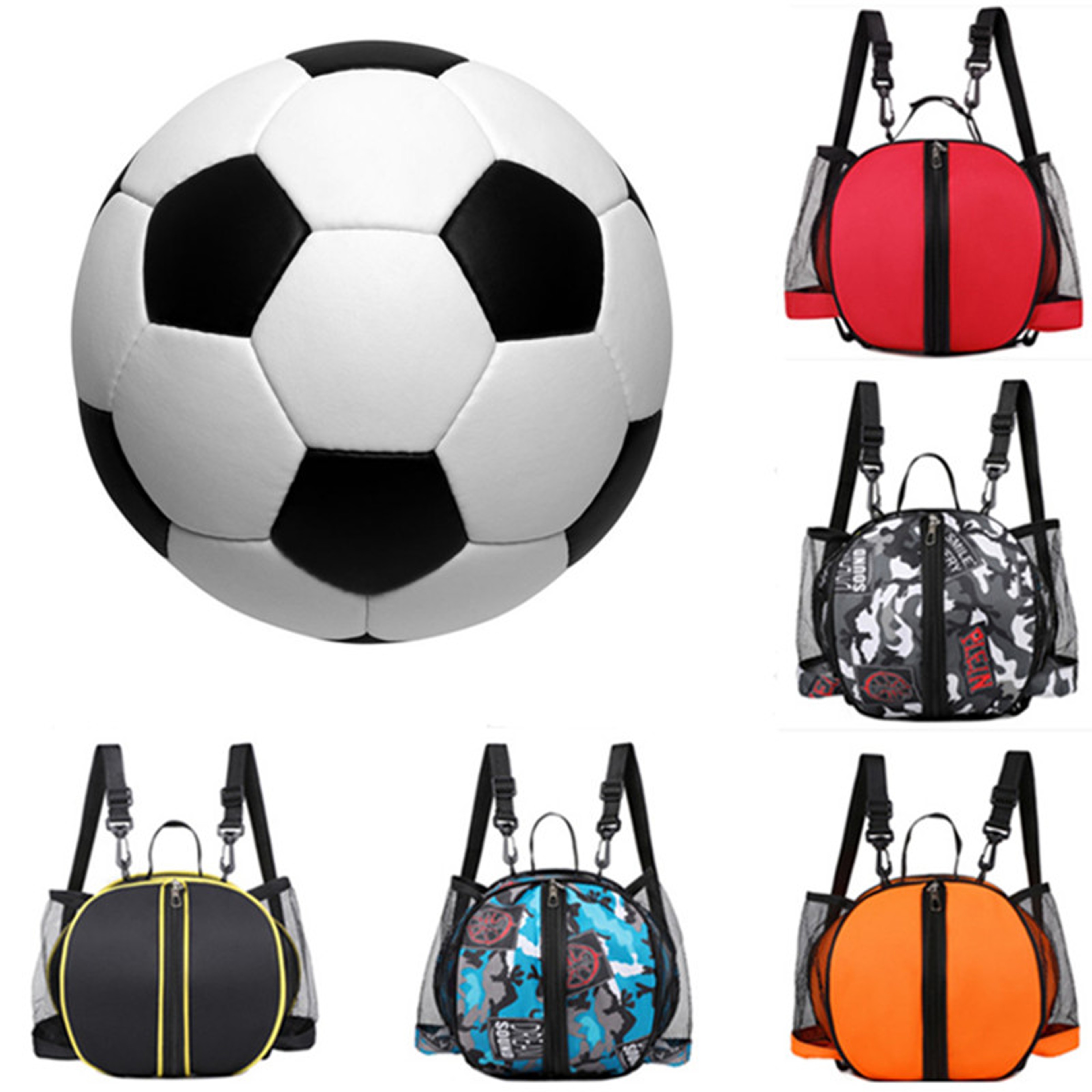 MultiSport Basketball Ball Bag Sports Shoulder Bag For Basketball Football  Volleyball 5