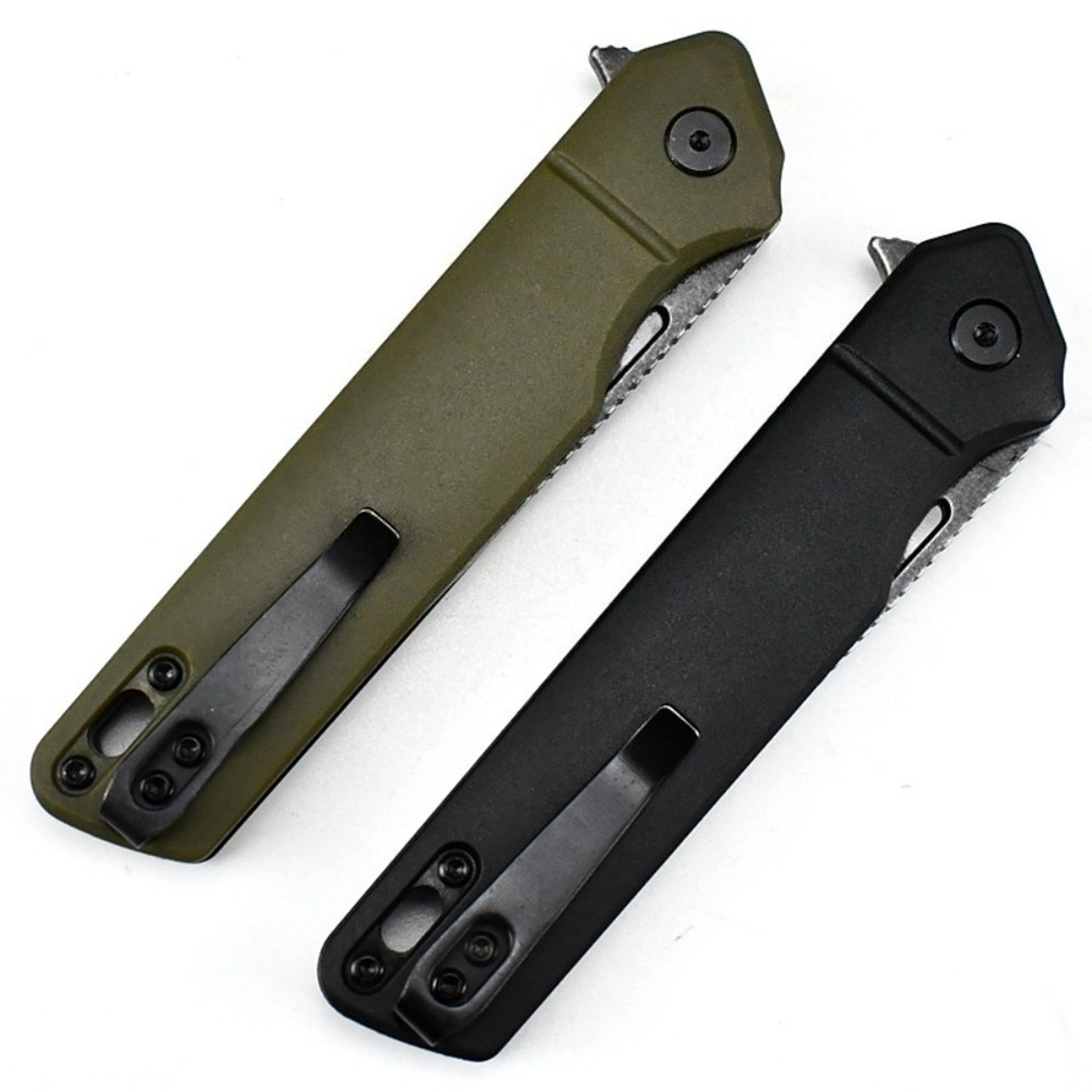 EDC Folding Knife With Steel Blade  Nylon Fiber Handle 4