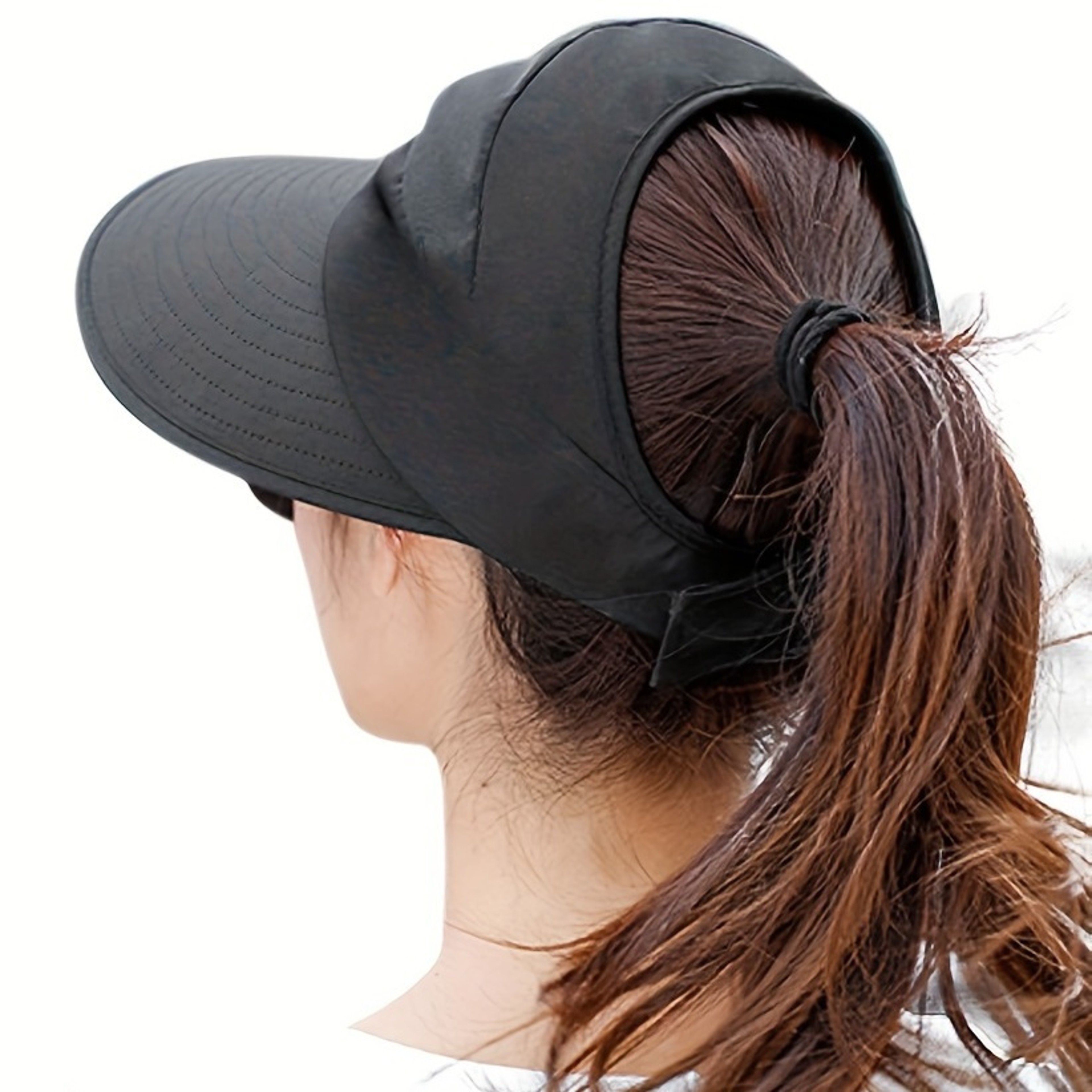 Womens Wide Brim Visor Hat Foldable Sun Visor For Beach Travel Driving And Outdoor Wear 6