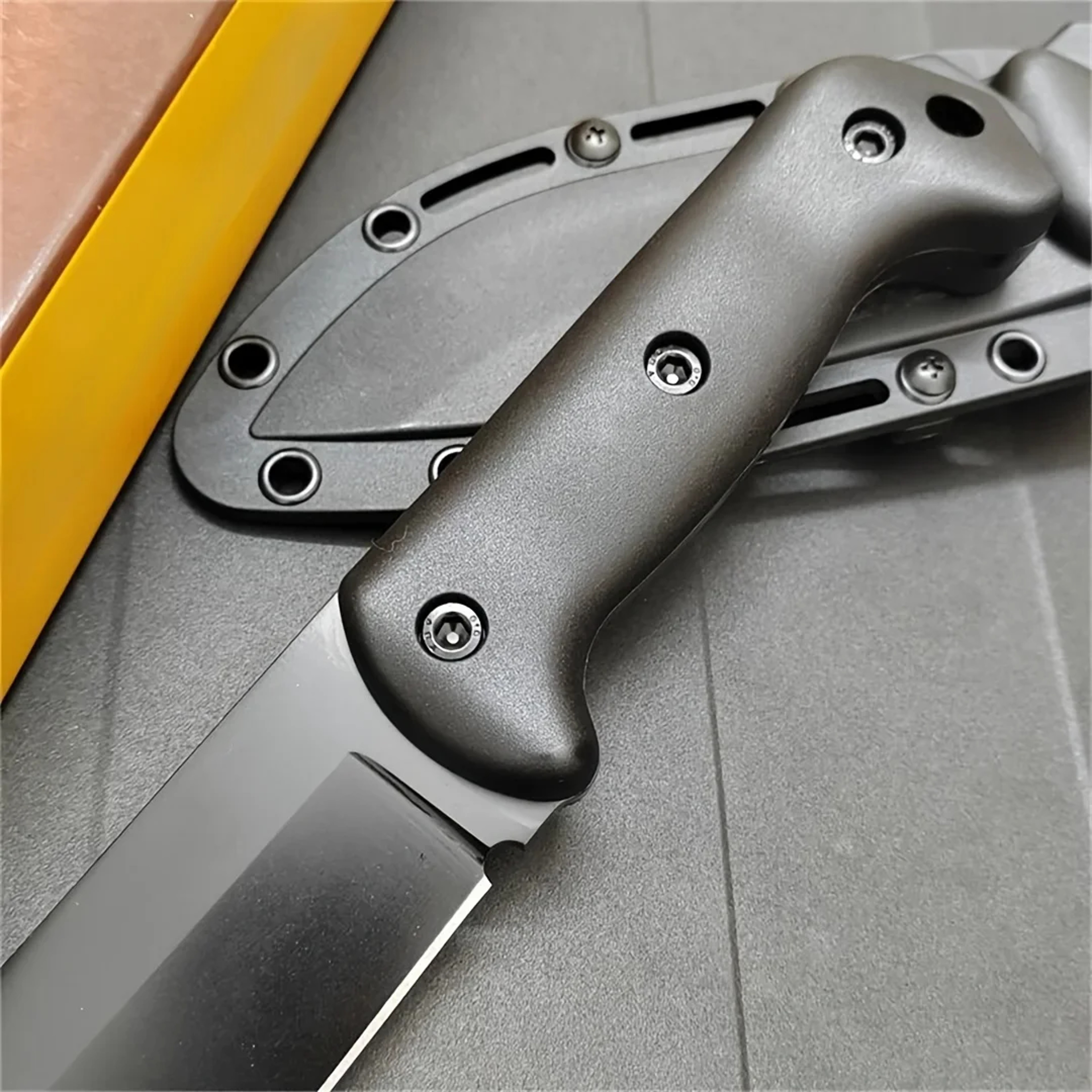 KB Becker Fixed Blade Knife For Camping Survival  Bushcraft With 8Cr13Mov Steel 2