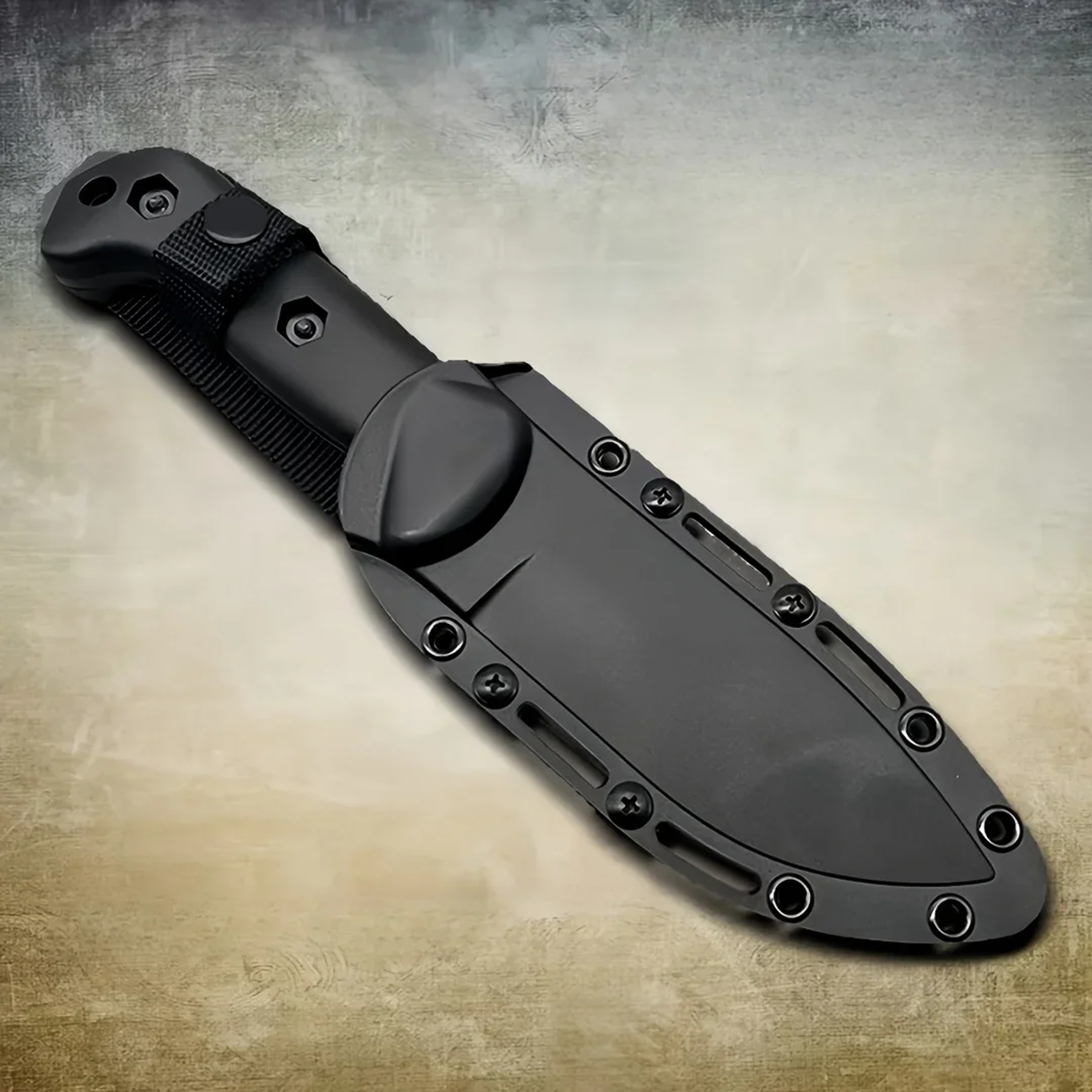 KB Becker Fixed Blade Knife For Camping Survival  Bushcraft With 8Cr13Mov Steel 3