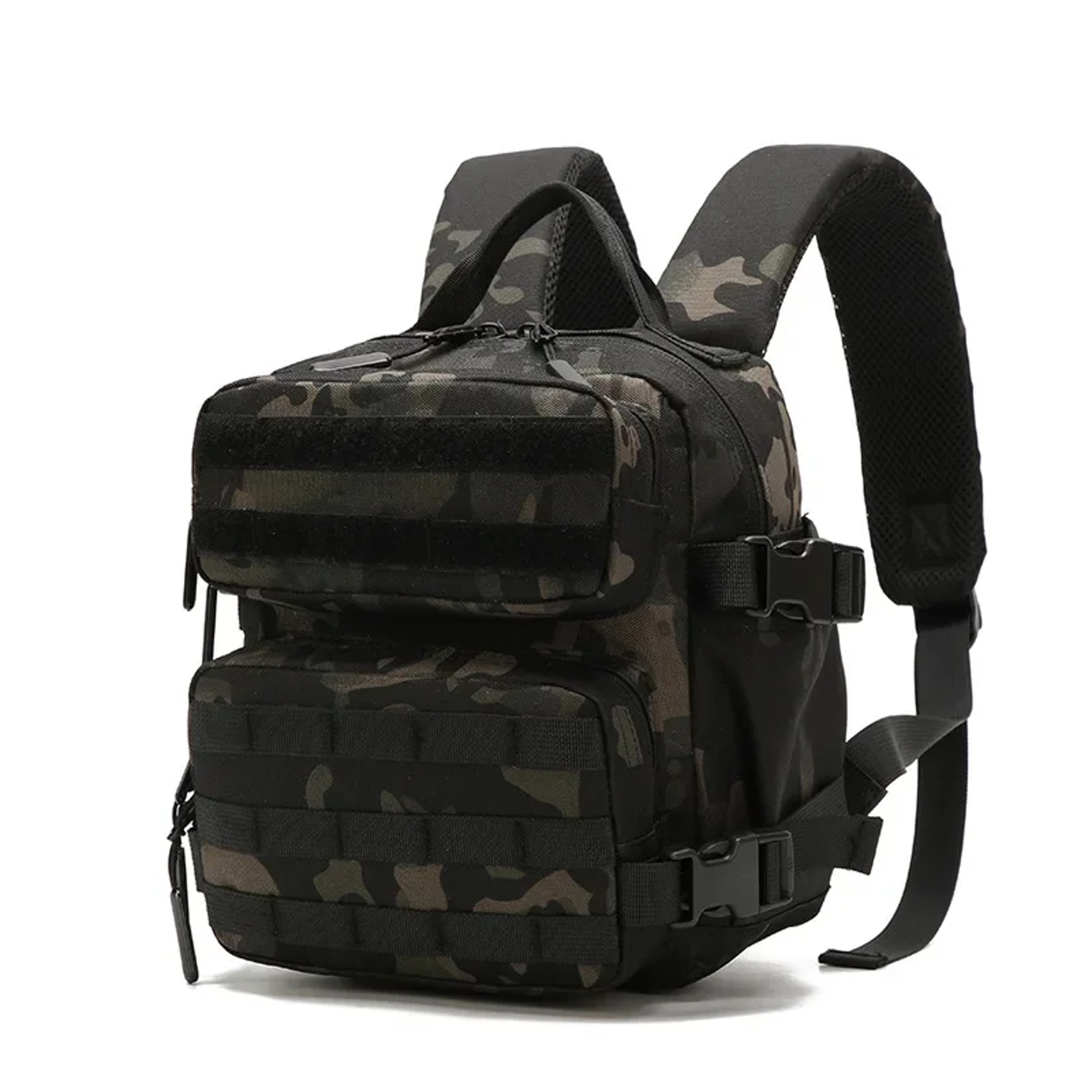 Tactical Backpack With MOLLE System And Dual Bottle Holders For Hiking Travel  Everyday Carry 4