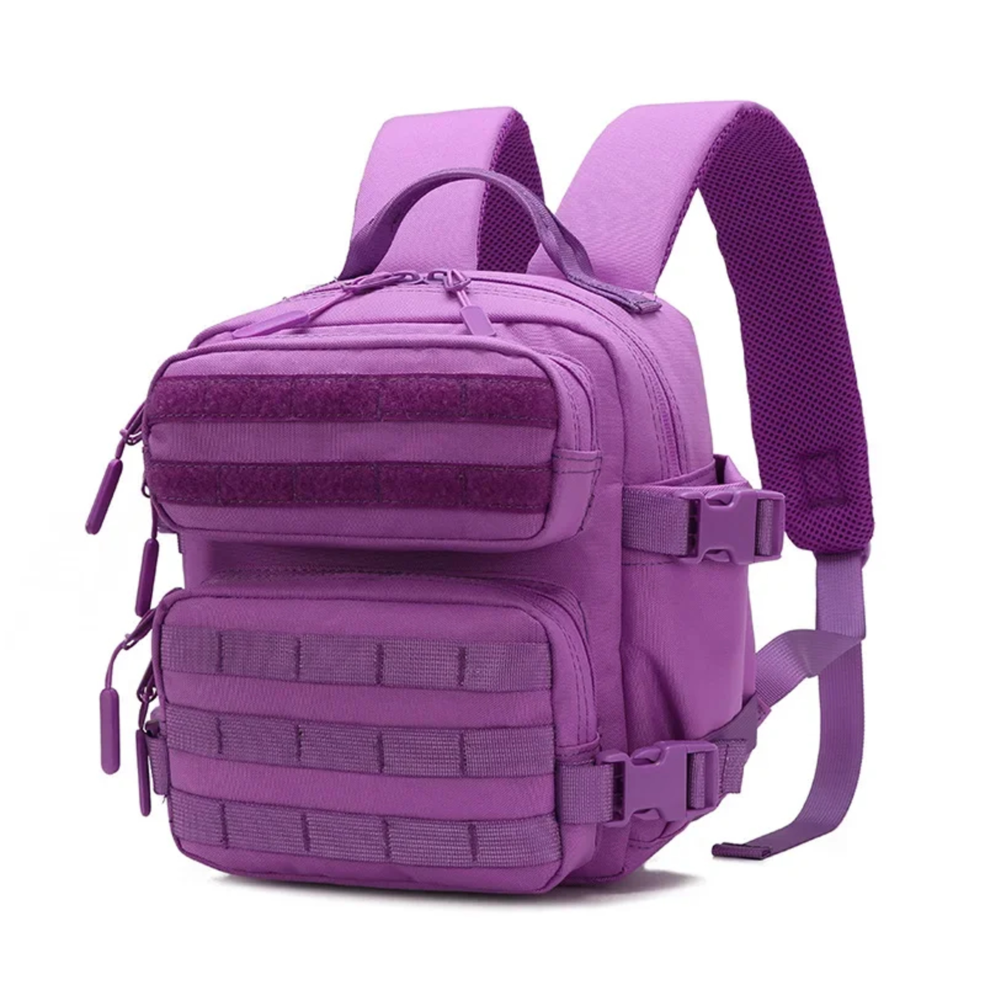 Tactical Backpack With MOLLE System And Dual Bottle Holders For Hiking Travel  Everyday Carry 10