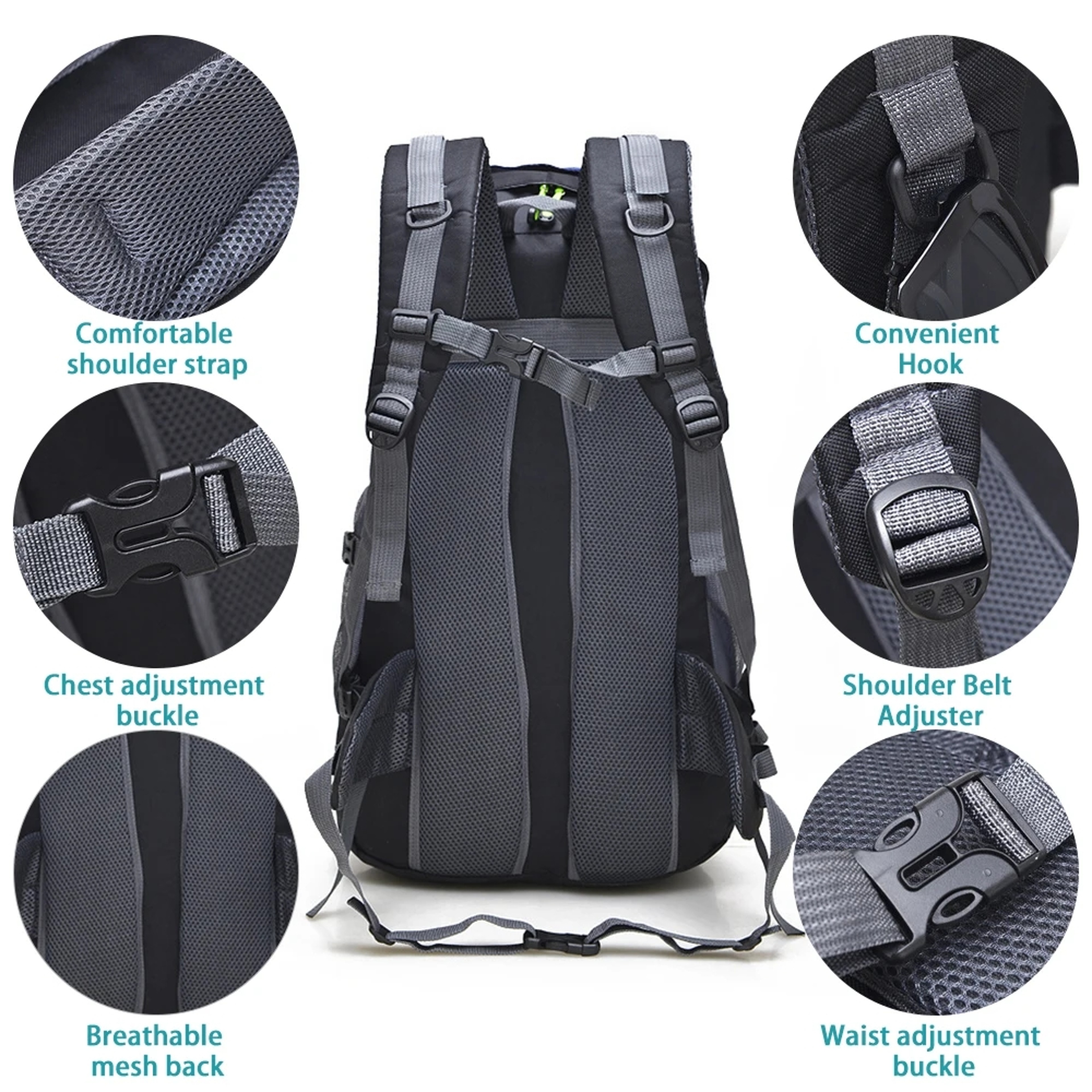 Free Knight Hiking Backpack Water Resistant Camping Backpack For Trekking Travel  Climbing 6