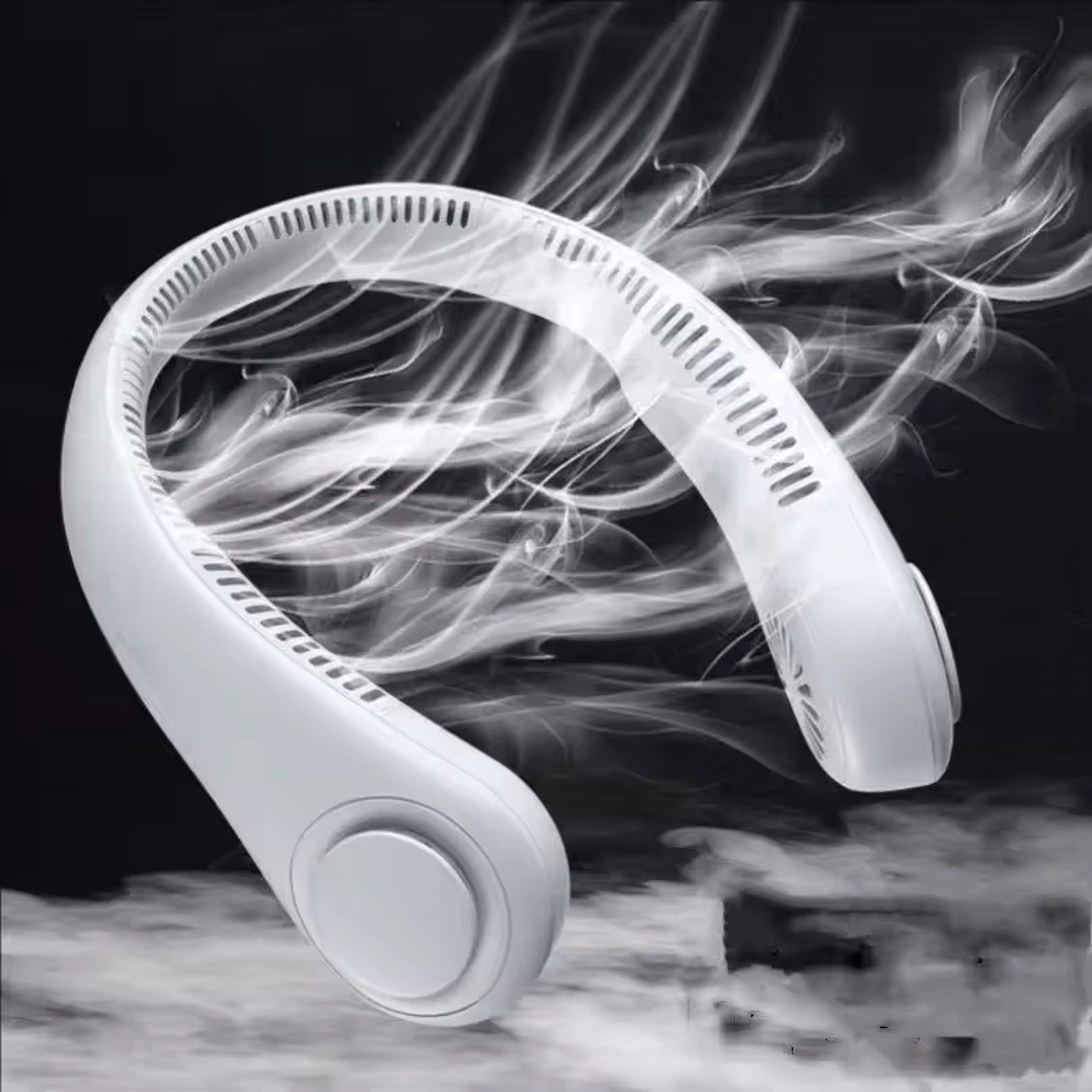 Arctic Breeze Portable Neck Fan USB Rechargeable Wearable Personal Air Cooler 6