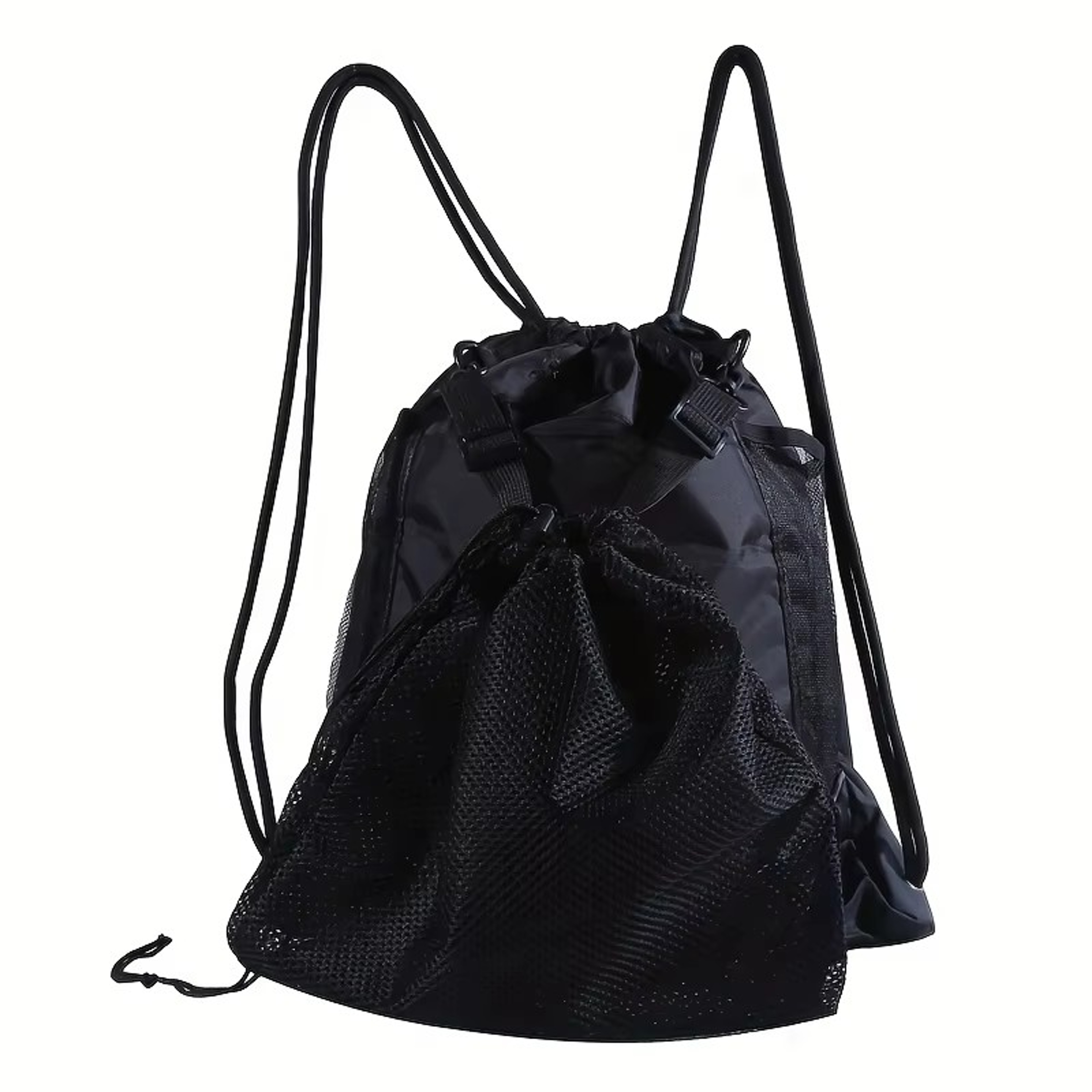 Basketball Backpack Mesh Sports Drawstring Ball Storage Bag 1
