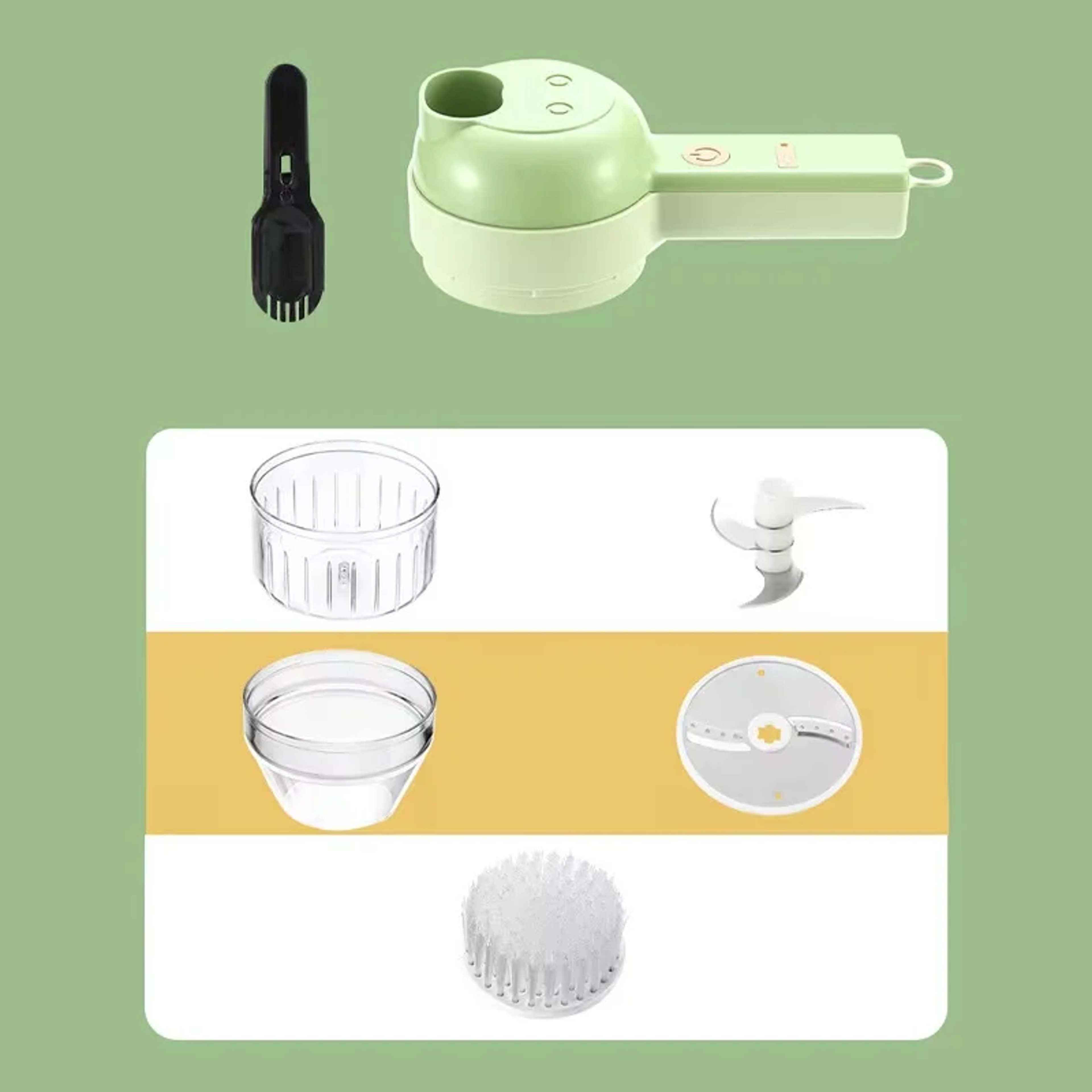Electric Vegetable Cutter Wireless Food Chopper Mini Food Processor 7
