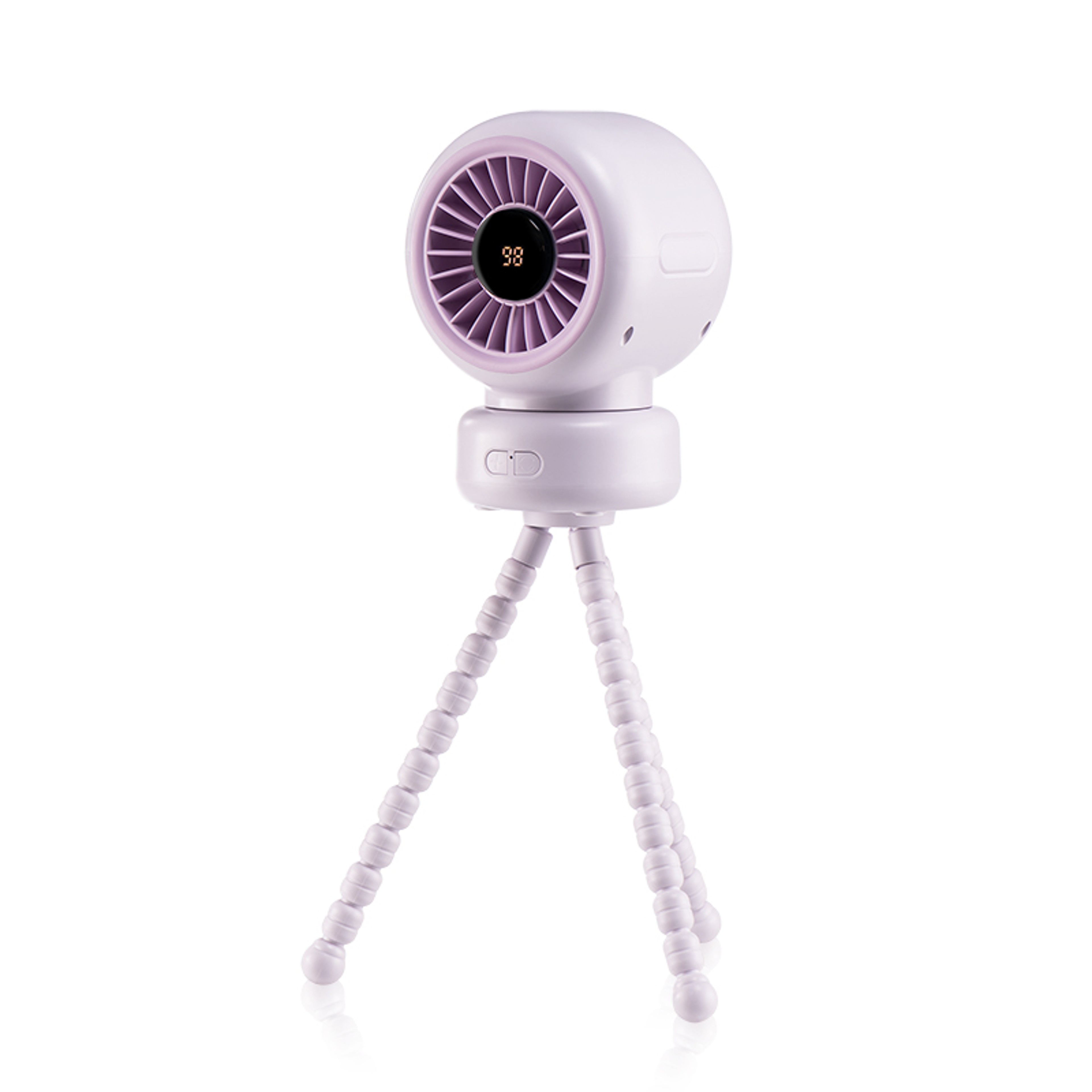 Portable Clip Fan With Oscillating Head Rechargeable Mini Stroller Fan For Desk Travel  Baby Stroll 1