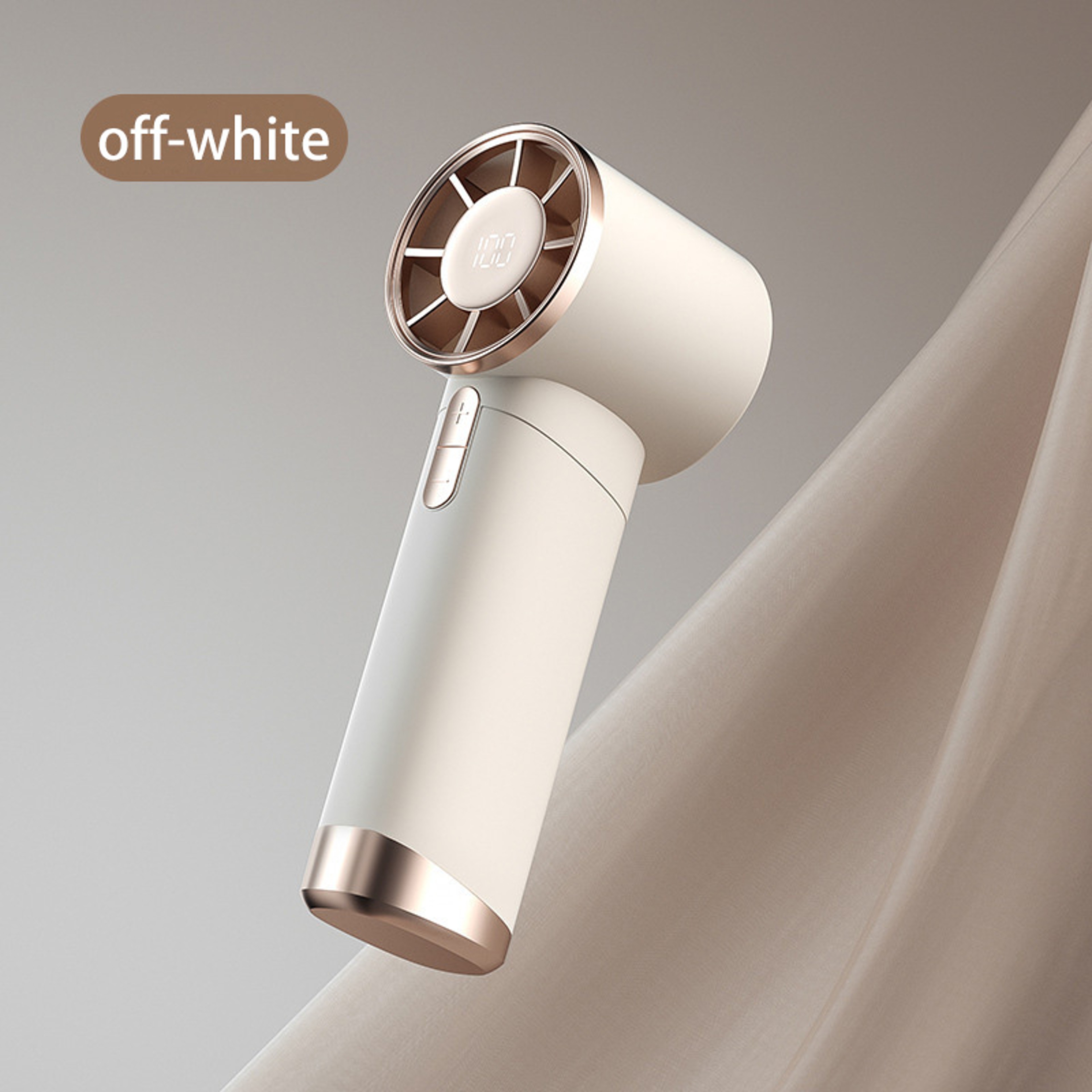 Portable Handheld Fan With Speed Ice Cooling  LED Display 1