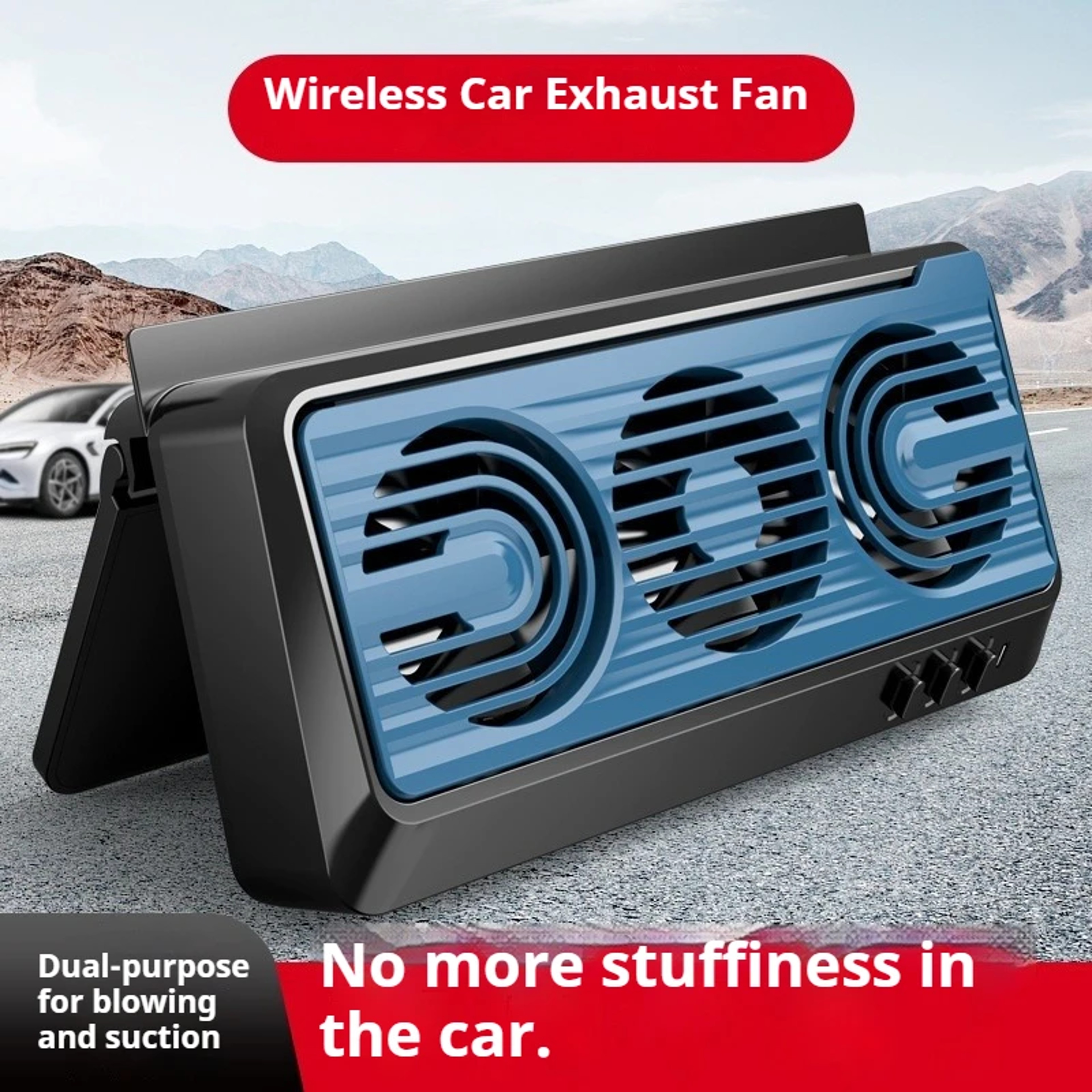 Universal Car Exhaust Fan Air Circulator For Cooler Fresher Summer Drives 1