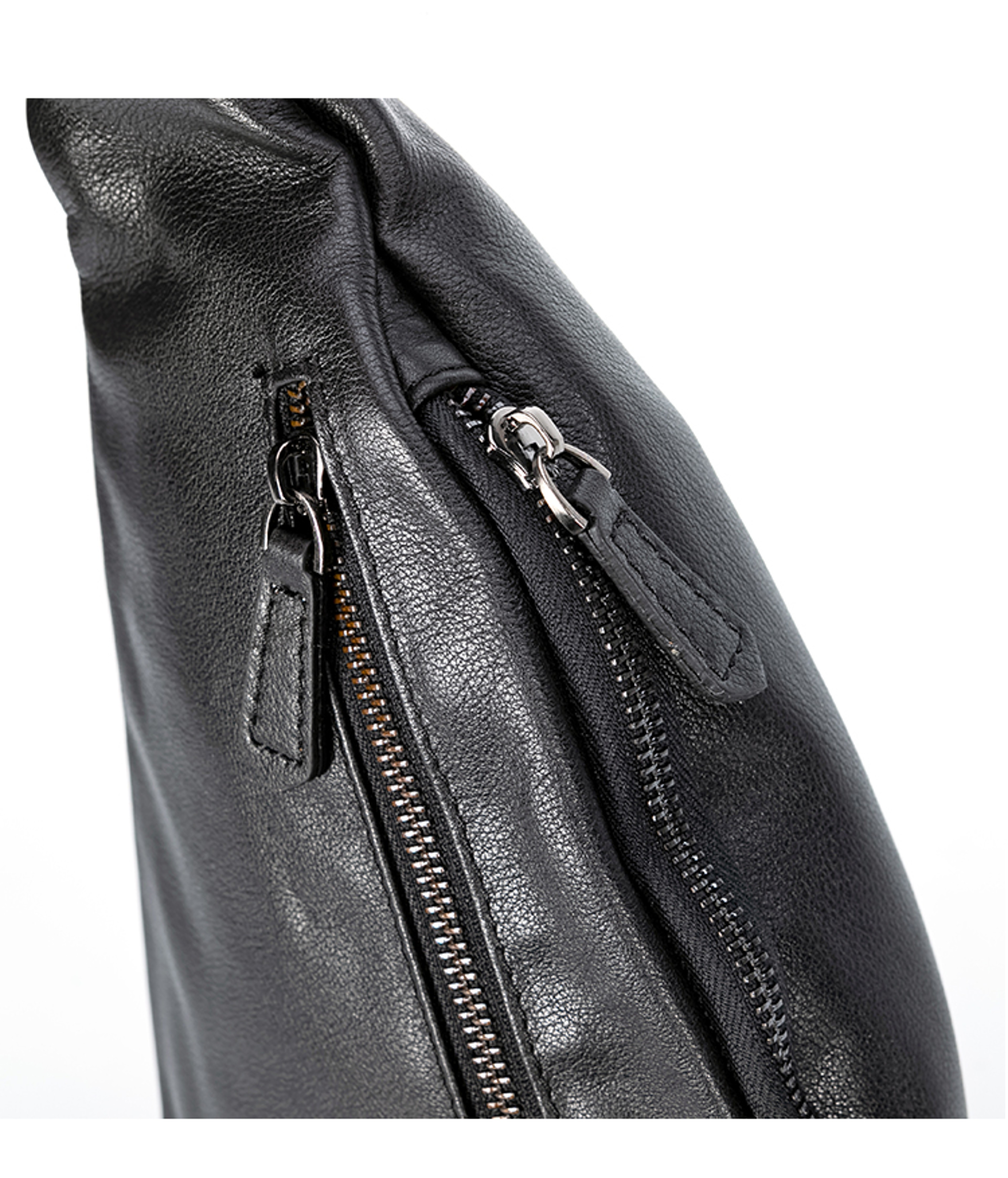 Genuine Leather Sling Bag for Men Compact Men's Crossbody Bag with Adjustable Strap – view 6