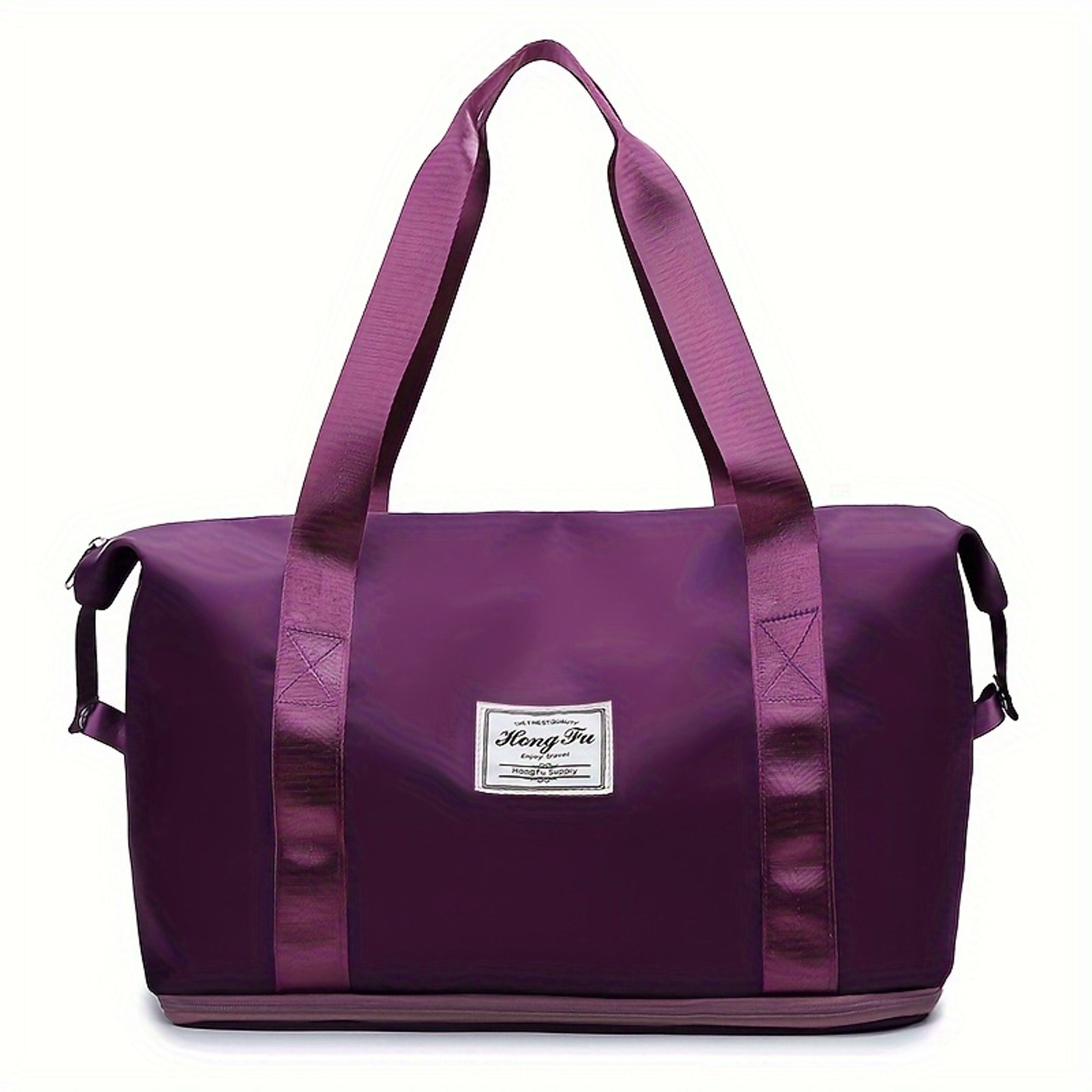 Womens Duffle Bag Large Capacity Lightweight Nylon Gym Travel Tote 4