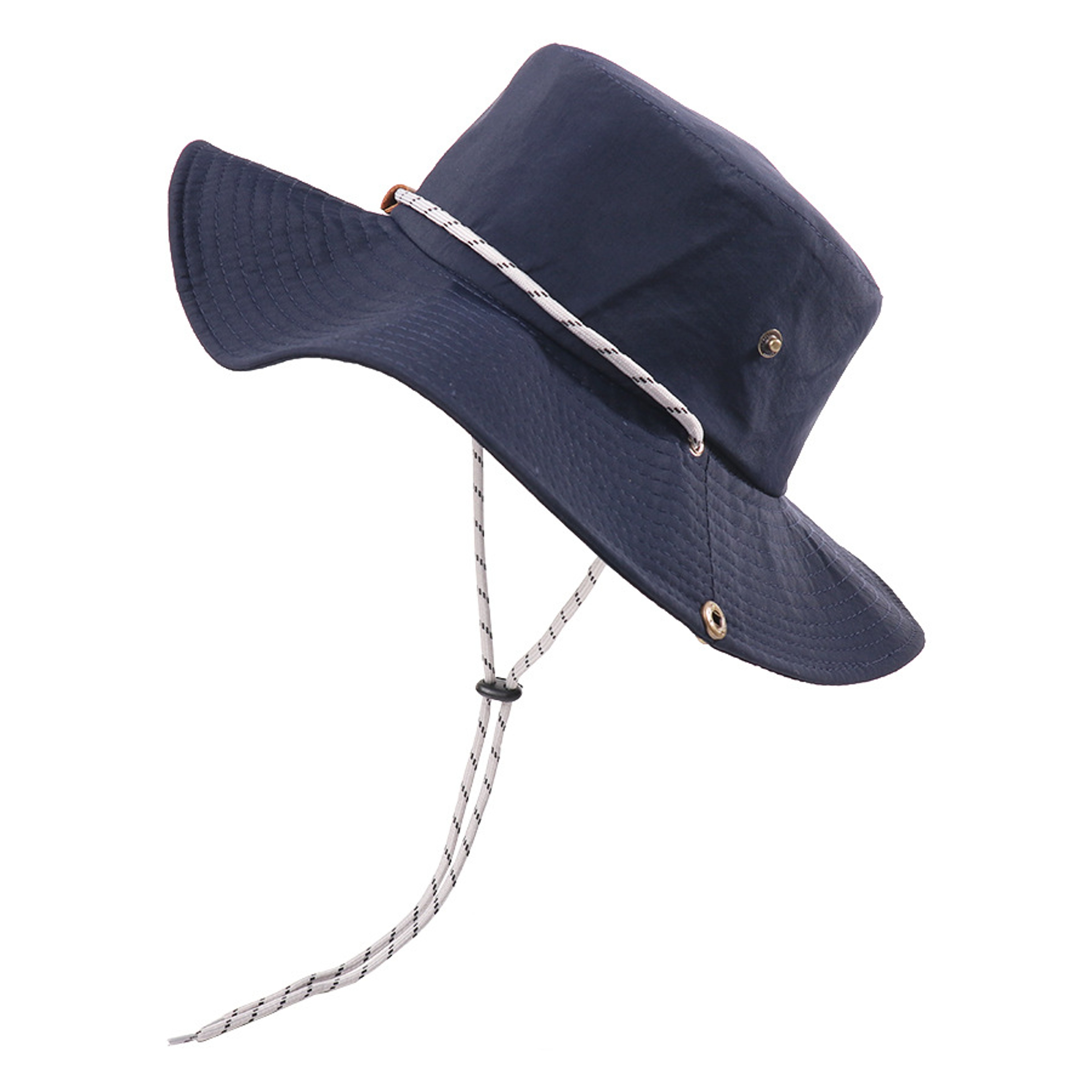 Sun Hat Wide Brim Bucket Hat With Detachable Strap Water Resistant For Hiking Fishing  Beach 2