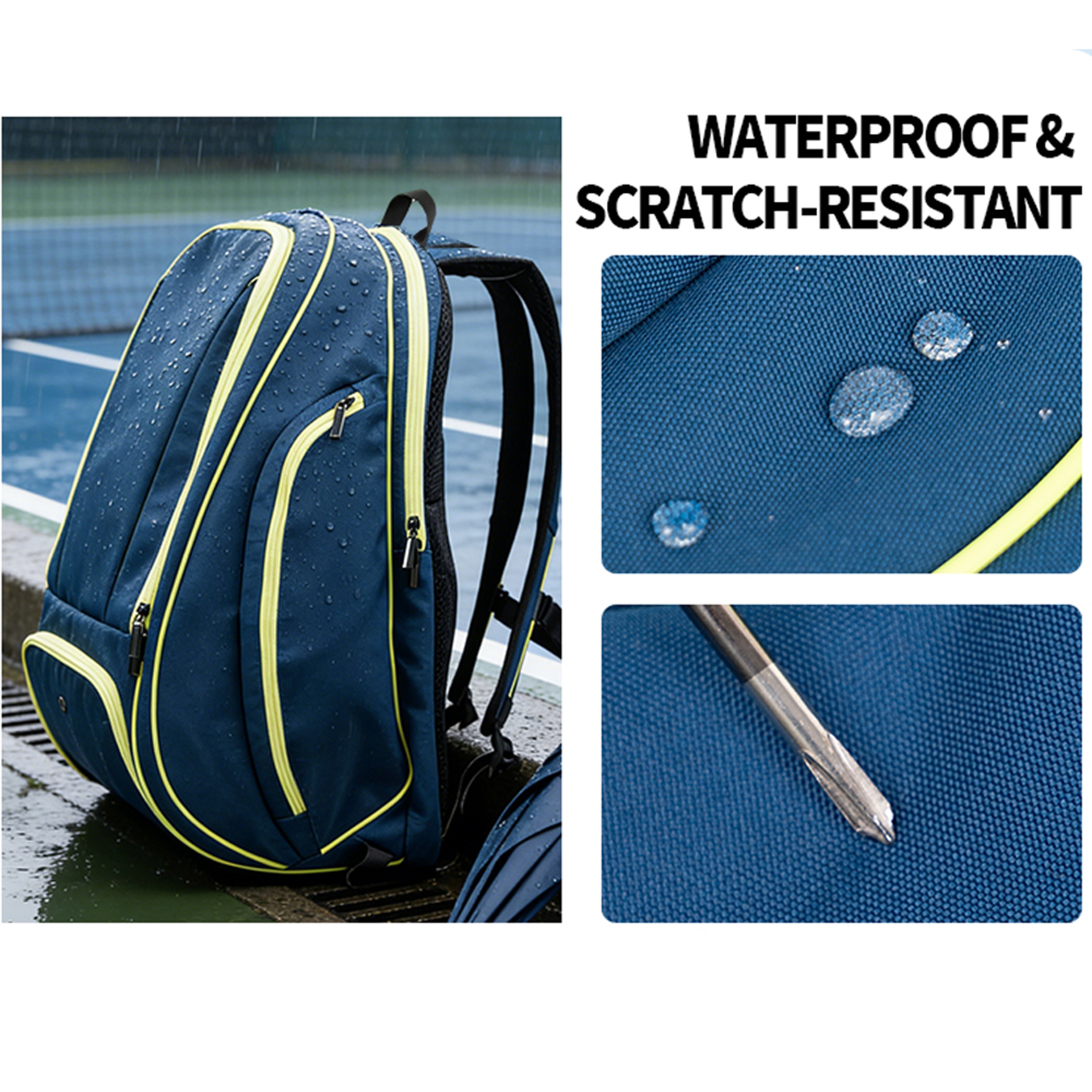 Aero MultiSport Tennis Racket Bag Backpack For Tennis Padel Badminton  Squash 3