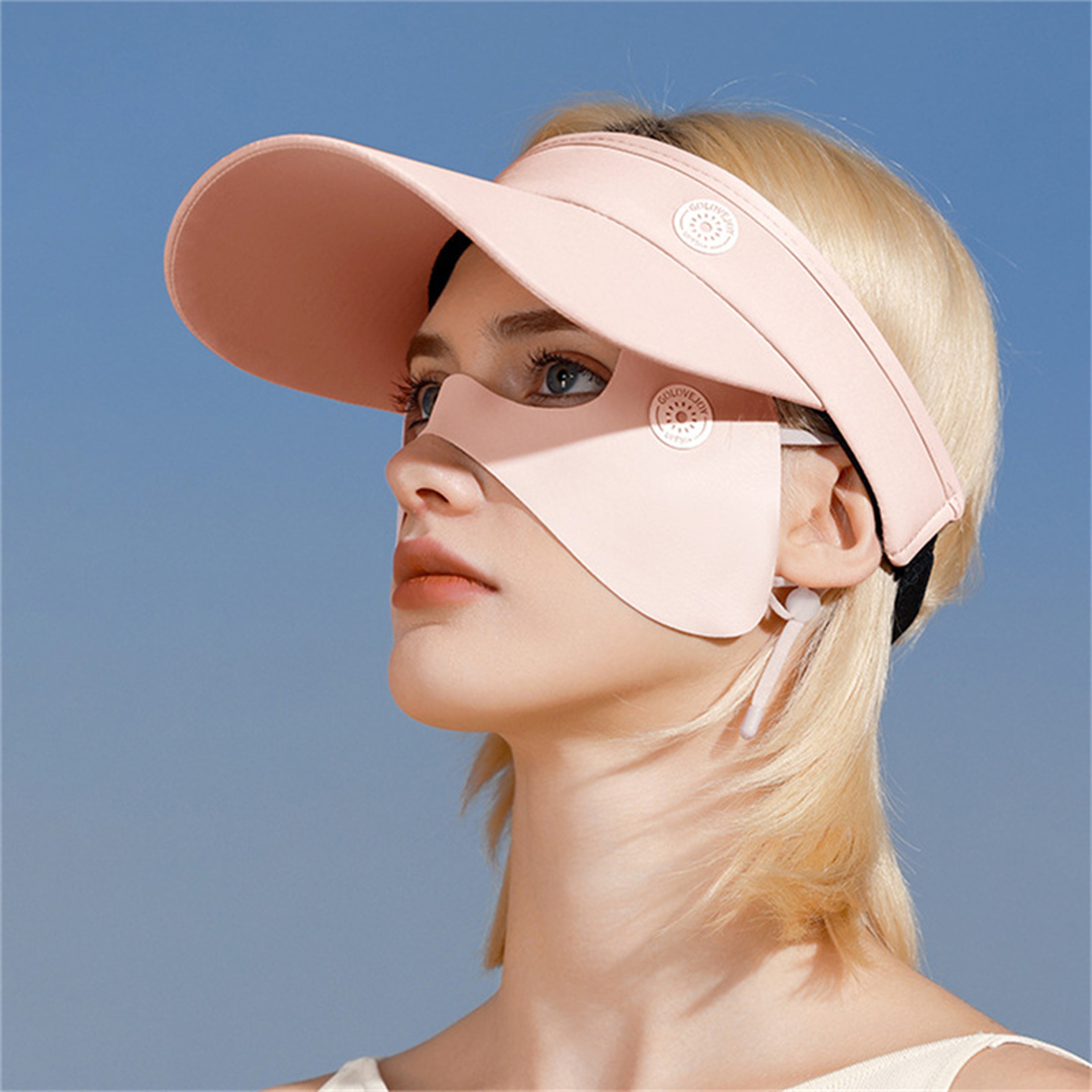 Ice Silk UV Face Cover Cooling Sun Protection Mask For Cycling Hiking  Outdoor Sports 0