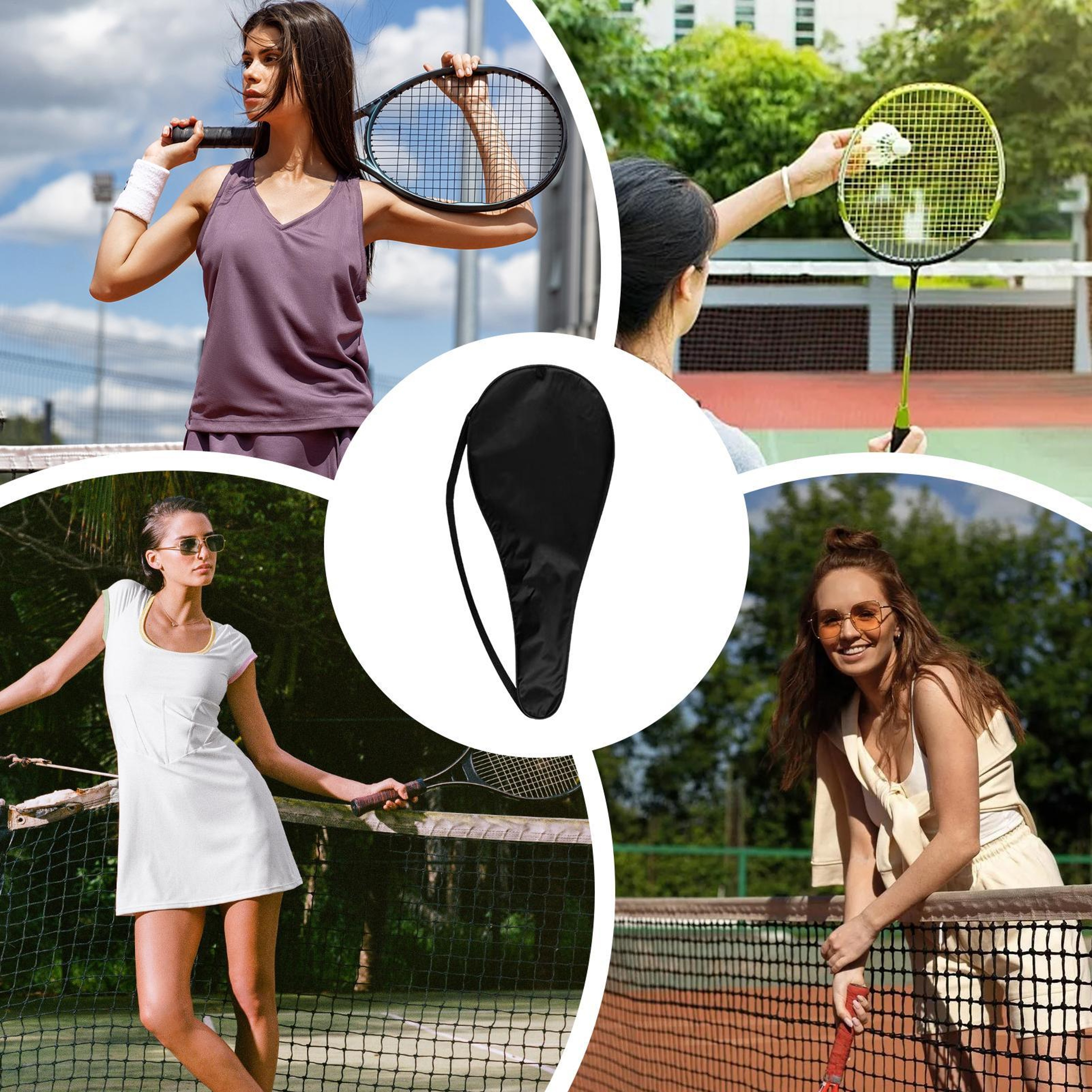 Tennis Racket Bag Single Shoulder Protective Tennis Racket Case for Men & Women – view 5